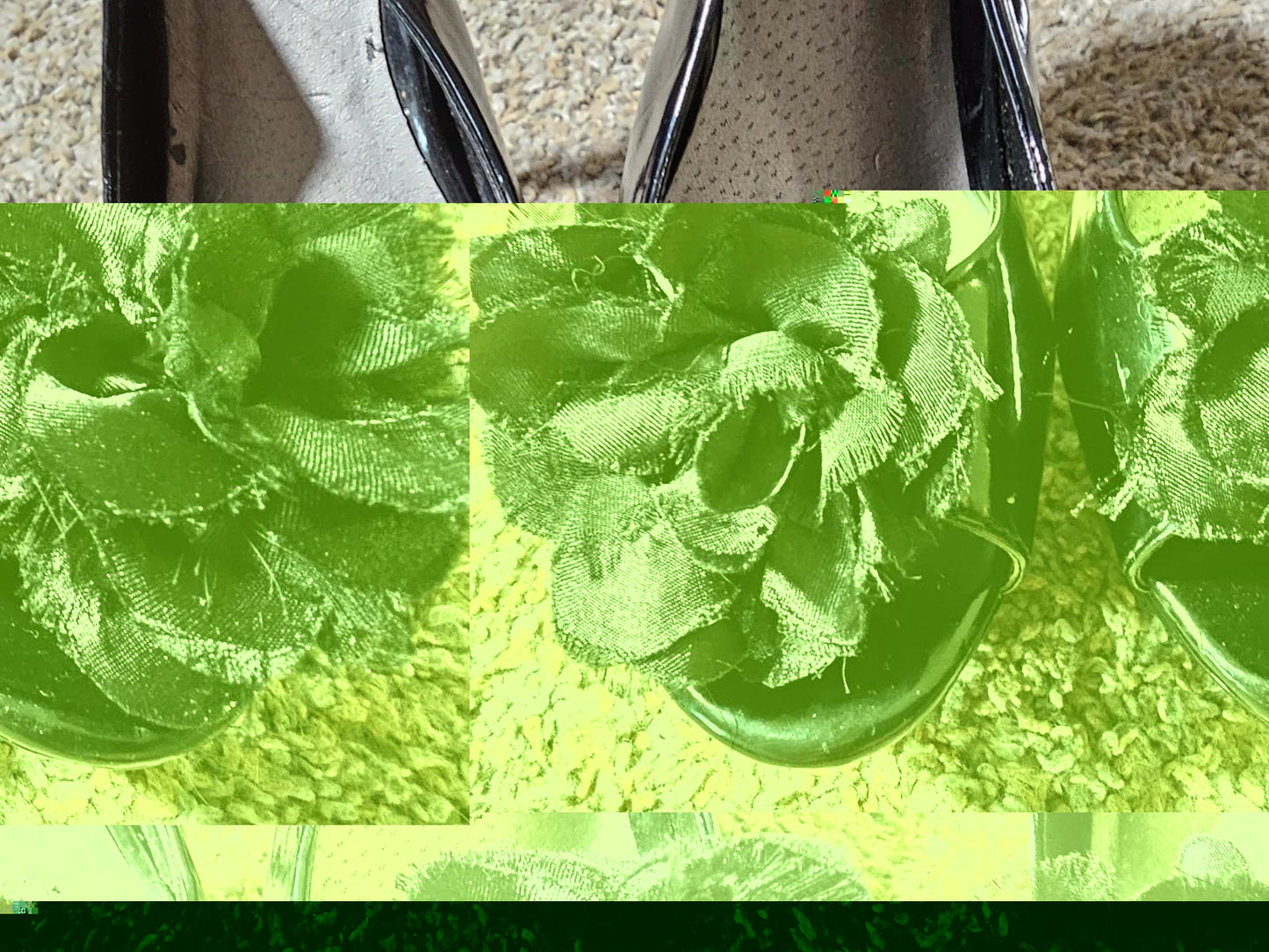 g by guess heels black Flower 8.5M