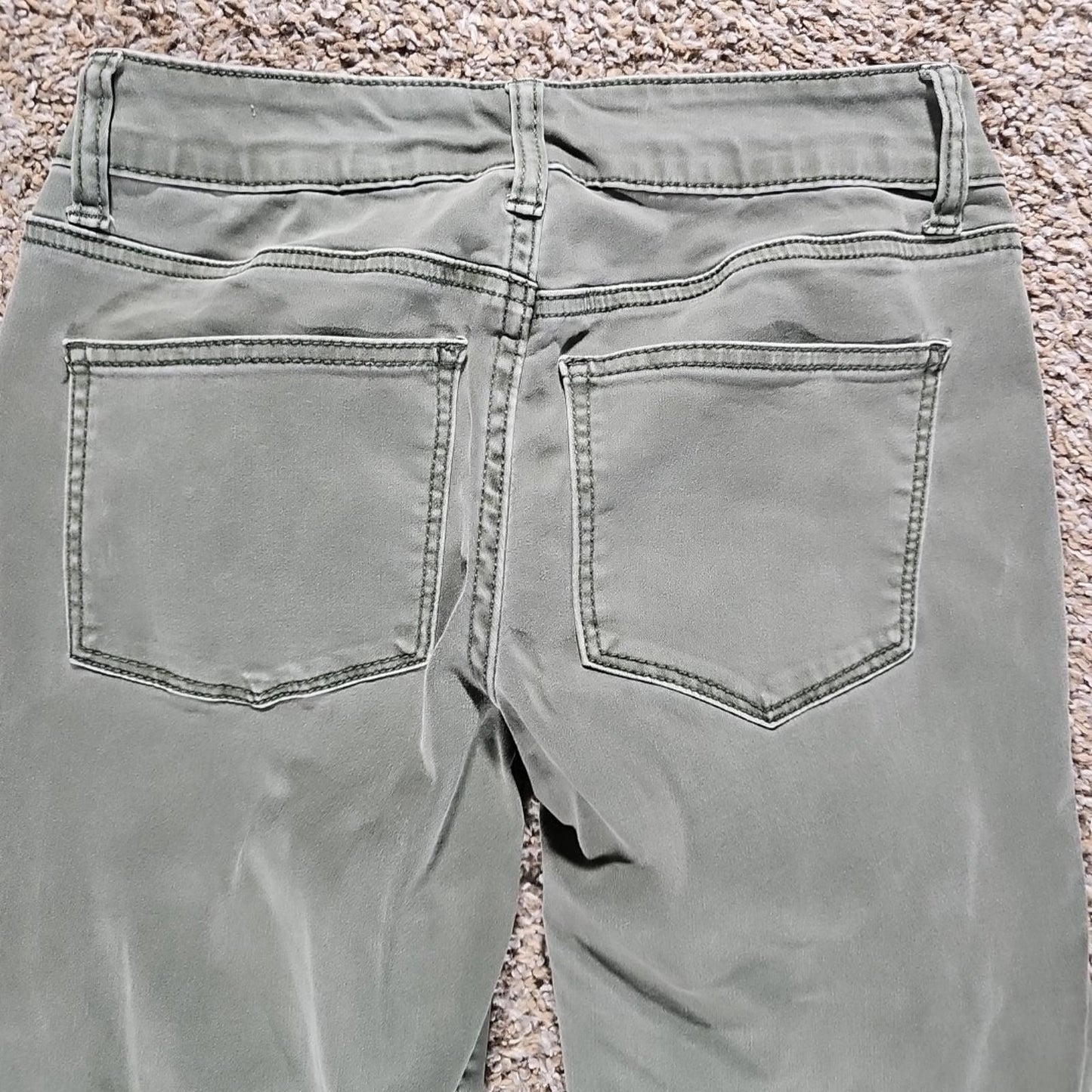 Maurices XS/S Green Stretch Jeans