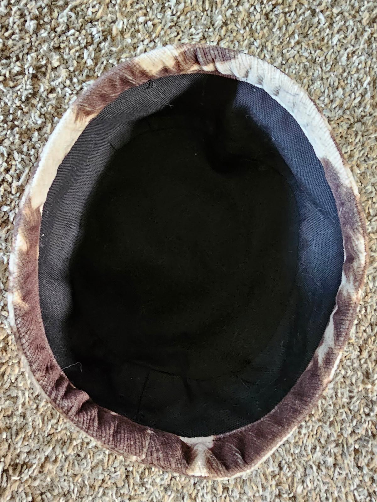 Faux Cow Hide Hat