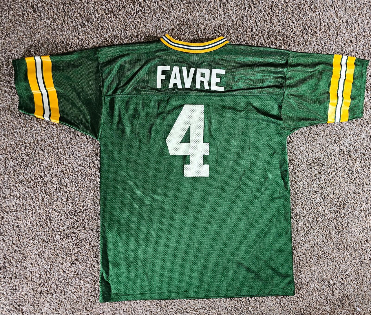 Vintage Logo Brett Favre NFL Football Jersey Youth XL 18-20