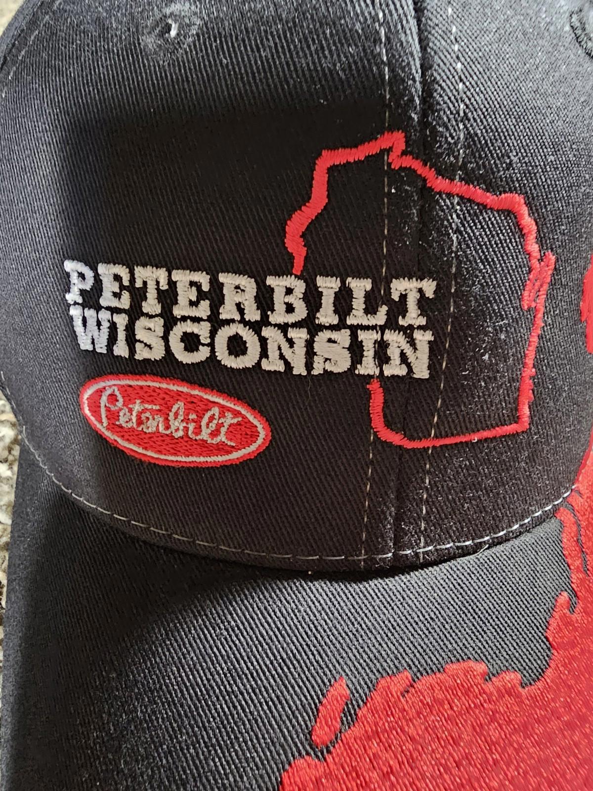 Peterbilt Wisconsin Nissun strapback hat Checkered Flag