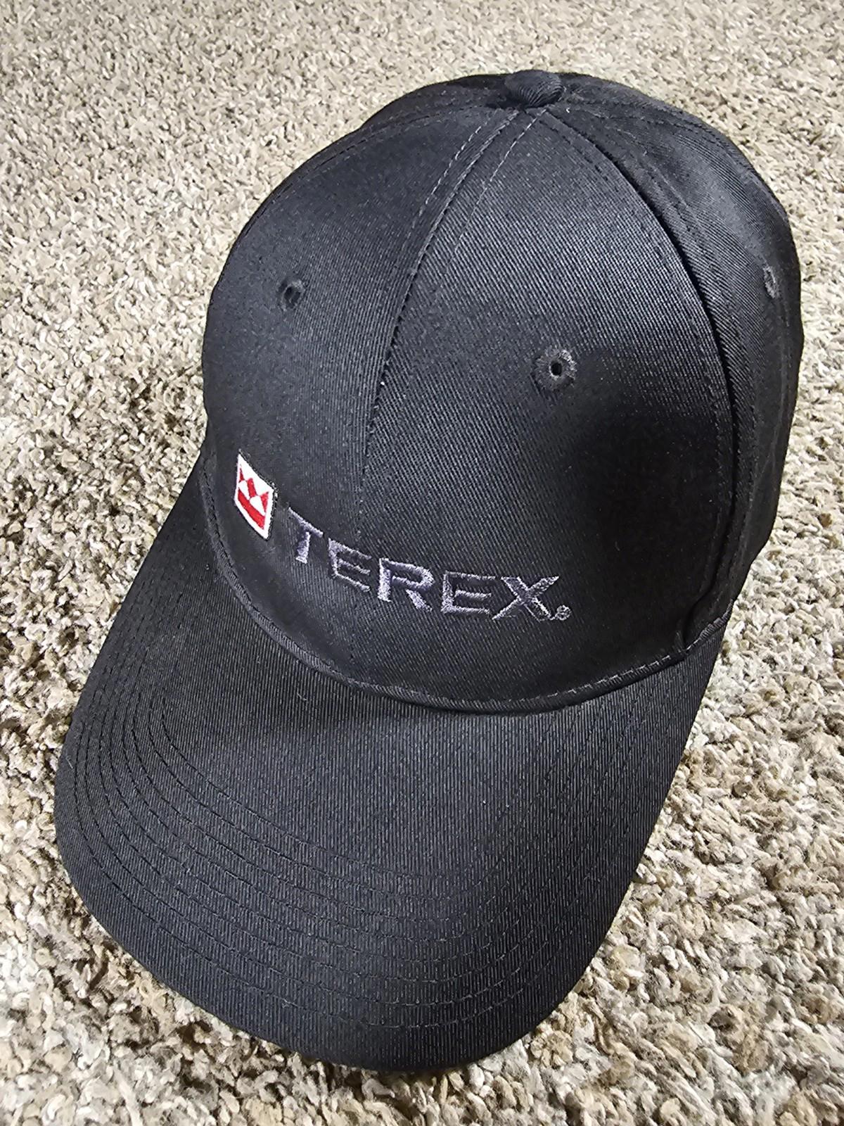 TEREX Ball Cap/Hat Black Adjustable Size Snapback
