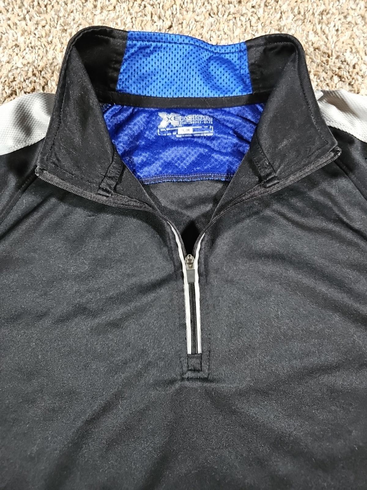 Xersion Performance Wear 1/4zip LS Running Top Mens M