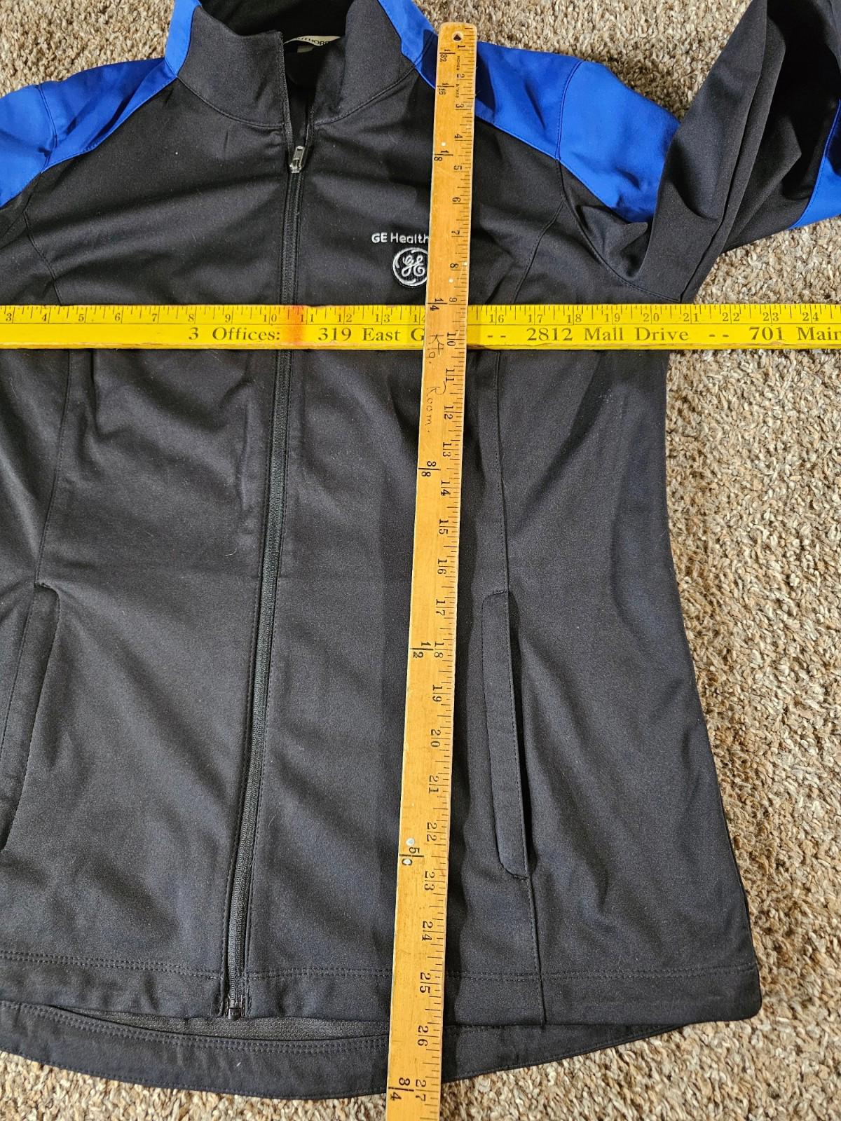 GE Healthcare port authority full zip jacket Large