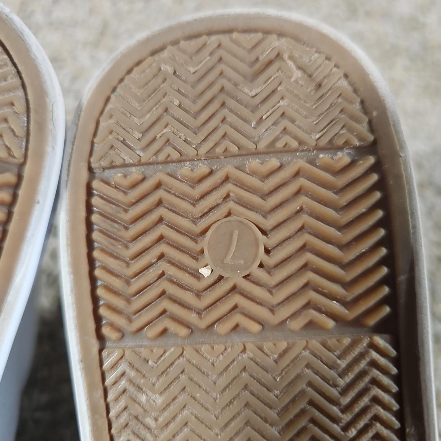 Goodfellow Casual Docksider Boat Shoes White Sz 7