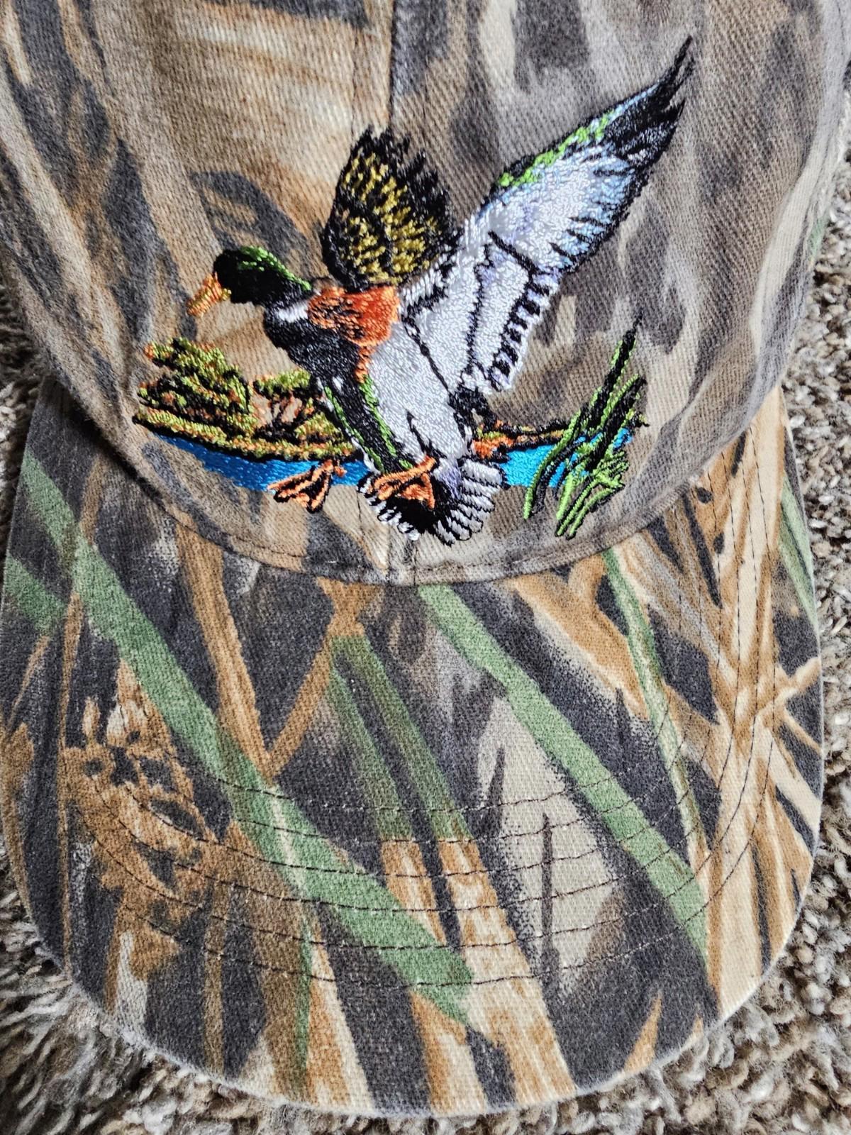 daystone tall grass camo drake Mallard duck hat