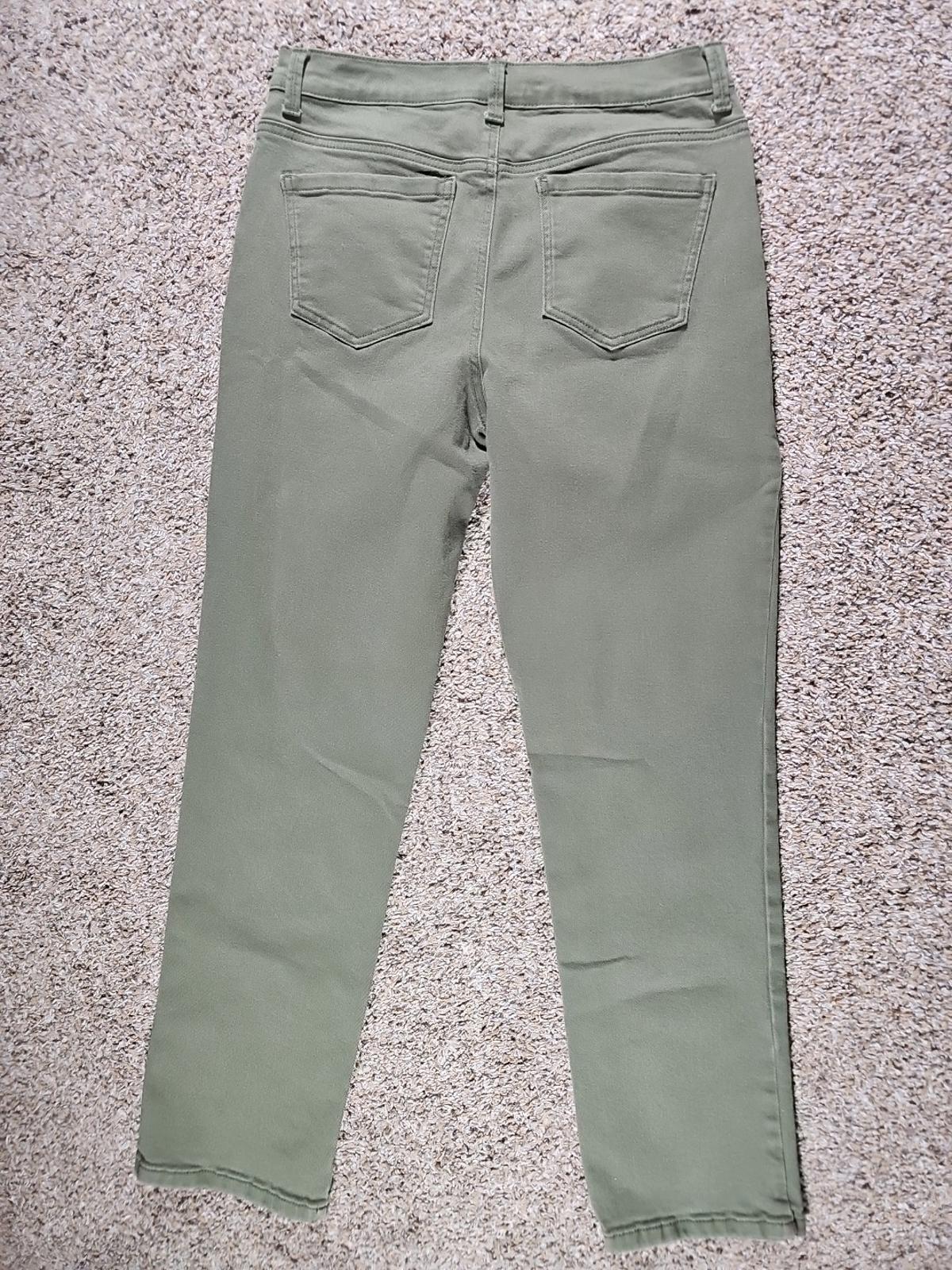Gloria Vanderbilt Amanda Sz 8 Green Jeans