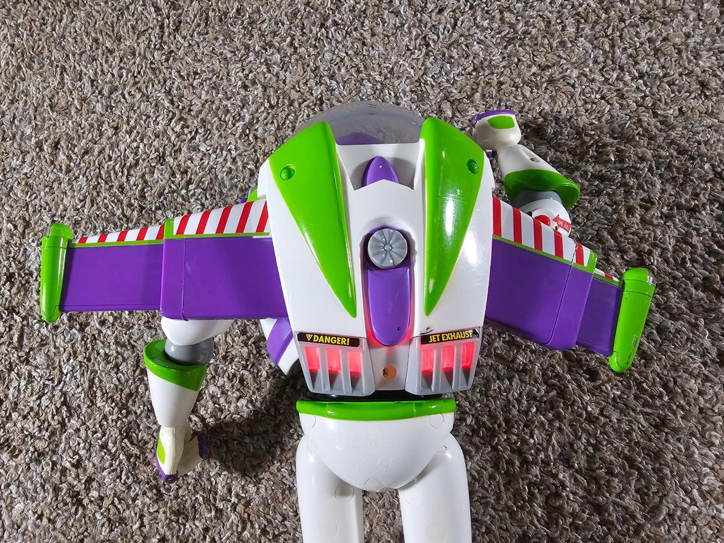 Disney Store Toy Story Buzz Lightyear London 12" Tested DAMAGE
