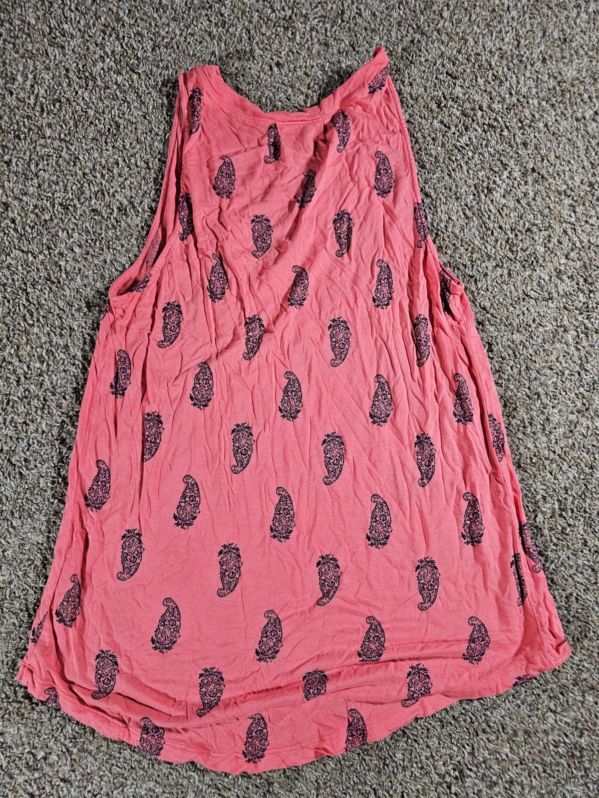 Old Navy Tank Top L V Neck Tank Top Casual Pineapple