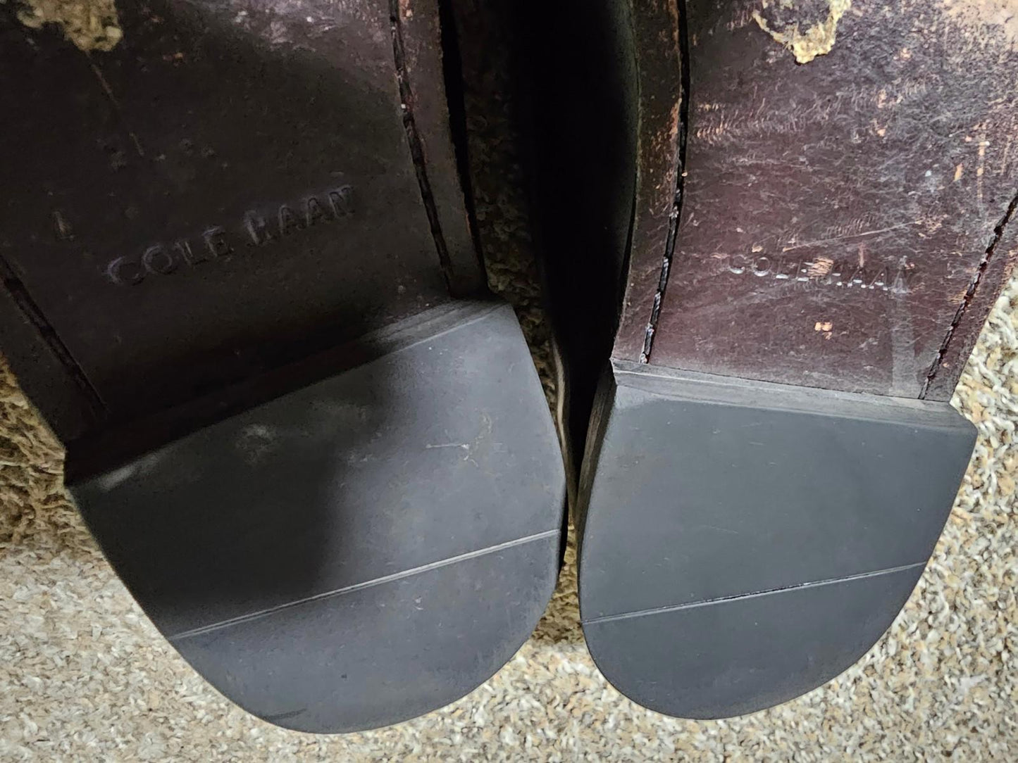 Cole Haan 03504 Burgundy Leather Slip-On Dress Loafers 14D