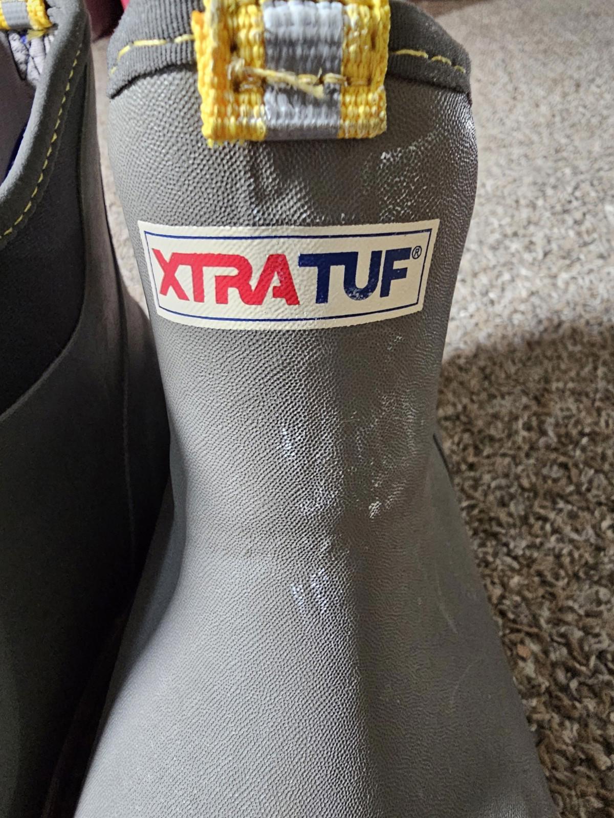 Xtratuf Xpress Cool Mens 14 Ankle Deck Boot - Gray/Yellow