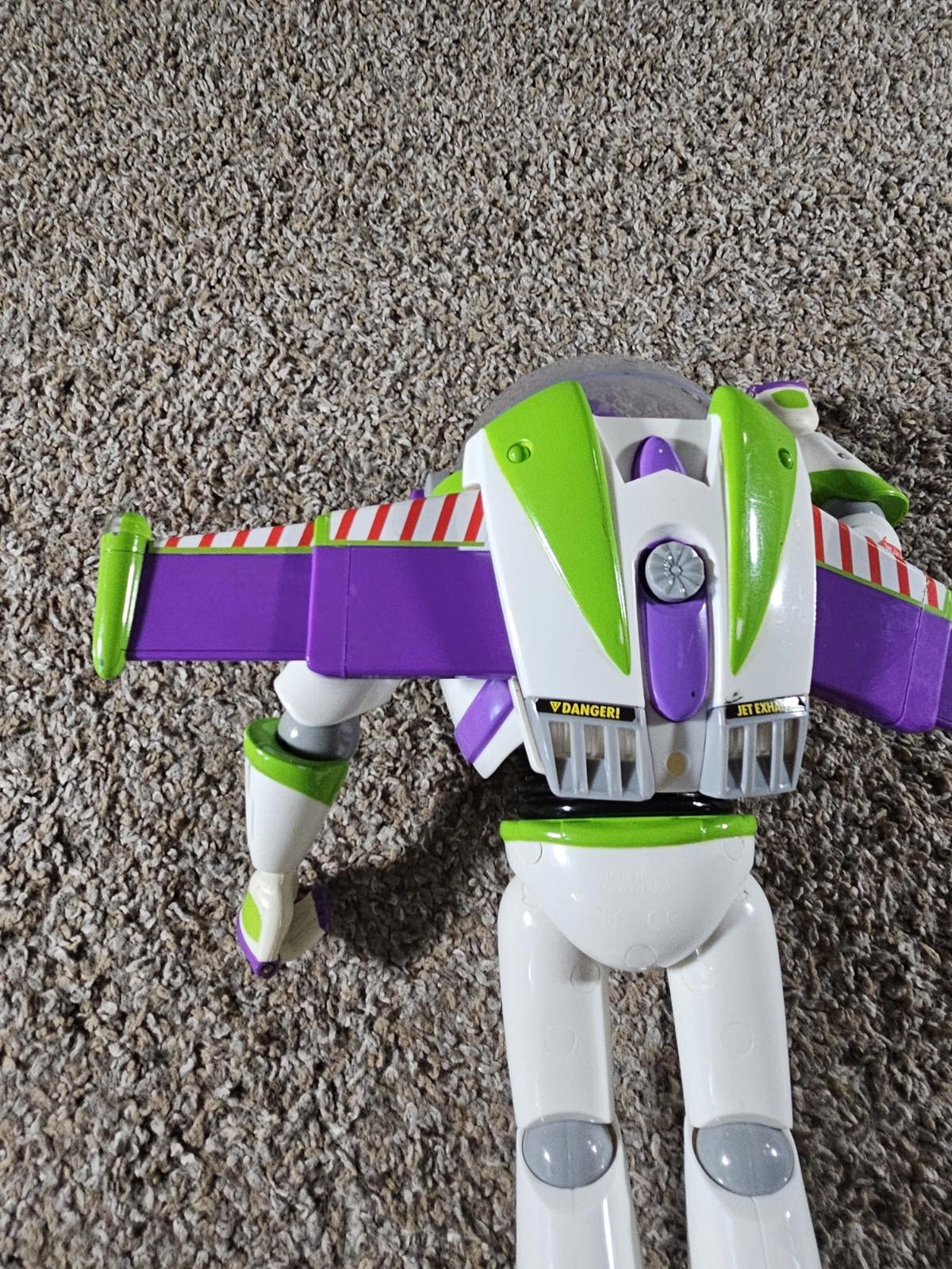 Disney Store Toy Story Buzz Lightyear London 12" Tested DAMAGE