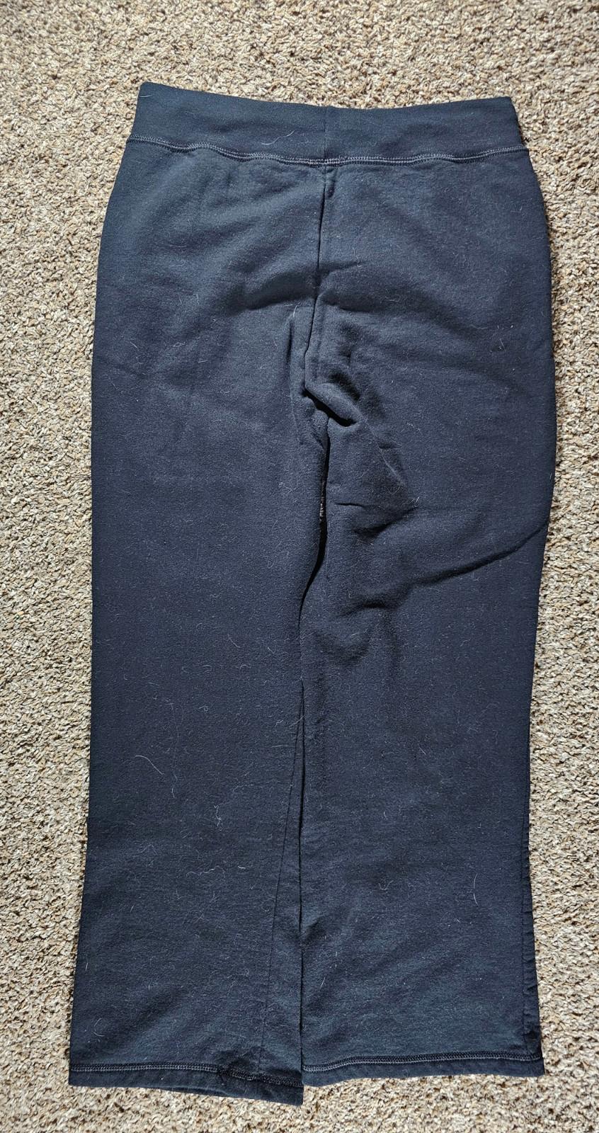 UEC Dance sweat pants Black Red Glitter