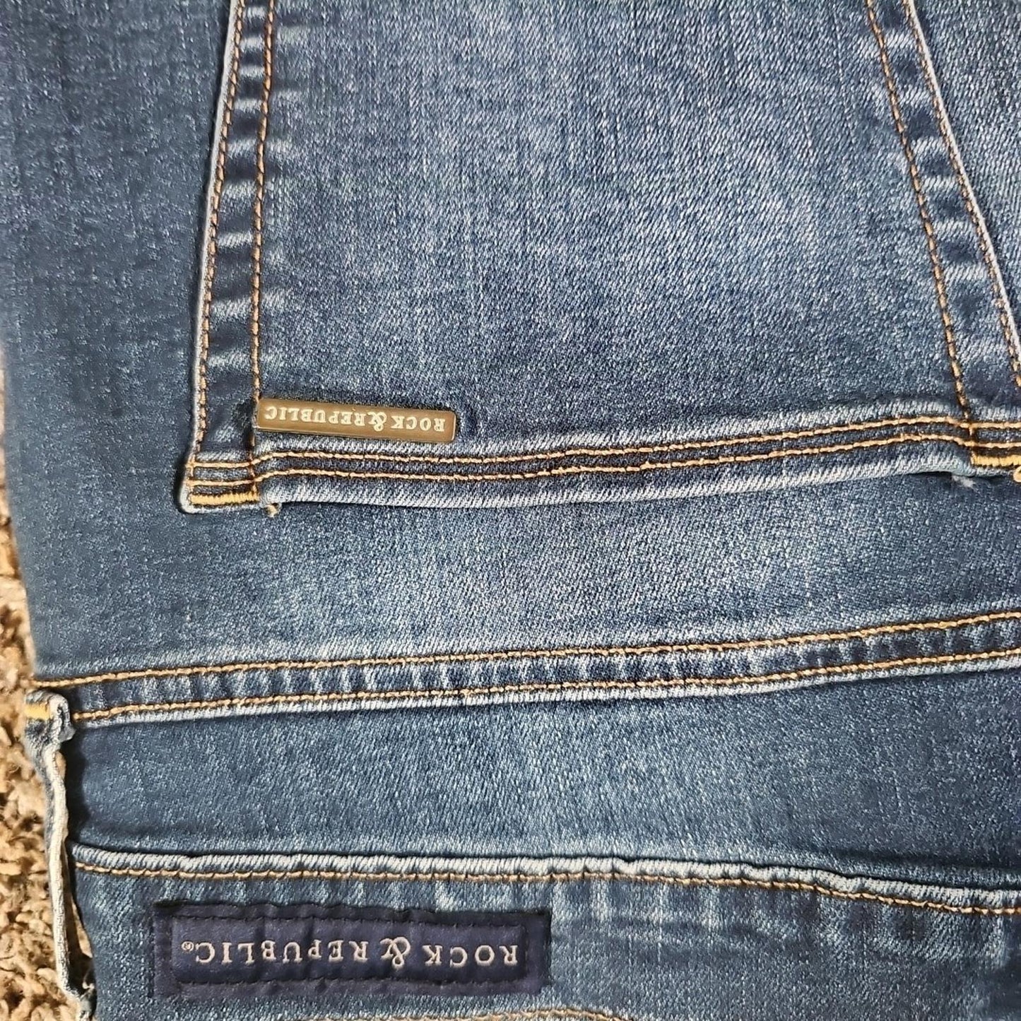 Rock & Republic Bumpershoot Sz 12 Jean Shorts
