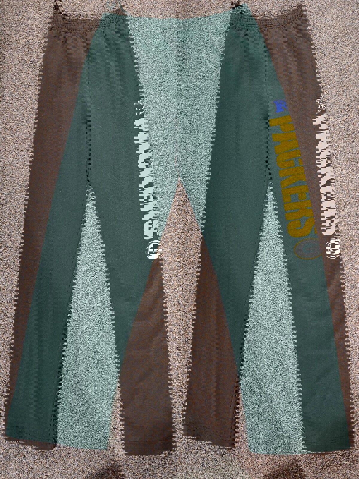 2010 NFC Green Bay Packers Super Bowl Year Wide Leg Sweats L