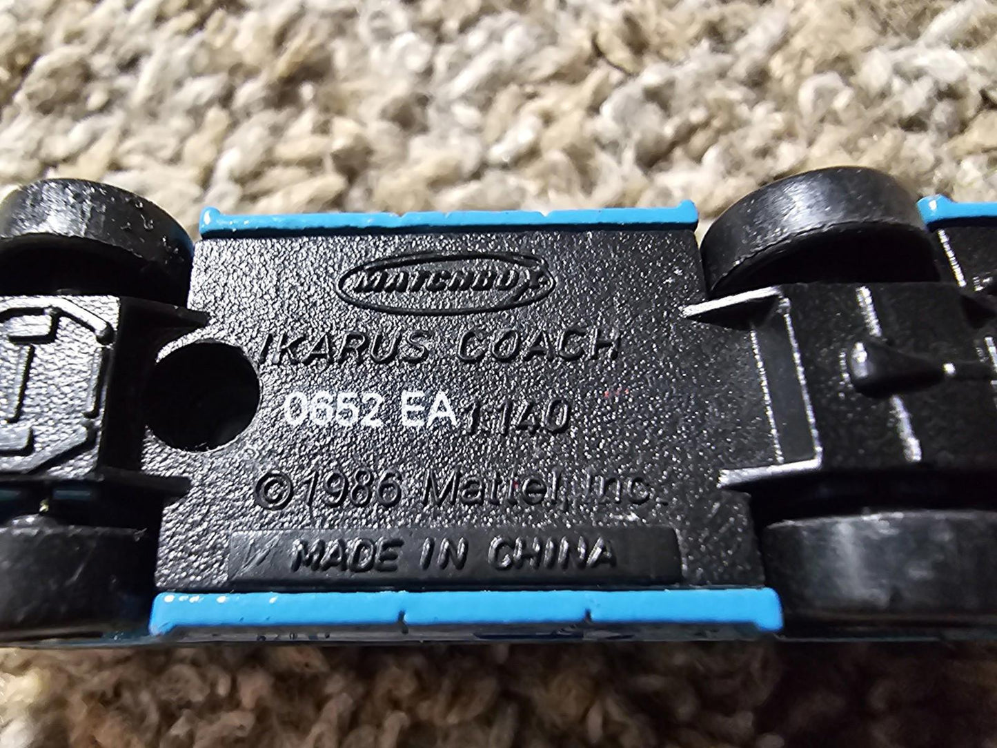 1986 Mattel Matchbox Cars Ikarus Coach Bus