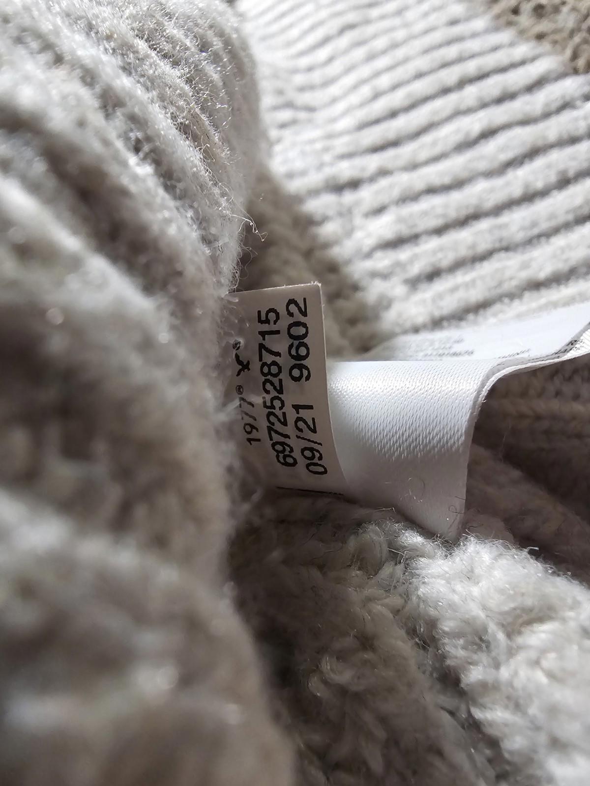 American Eagle Hoodie Thick Knit Beige Cream XS Super Soft