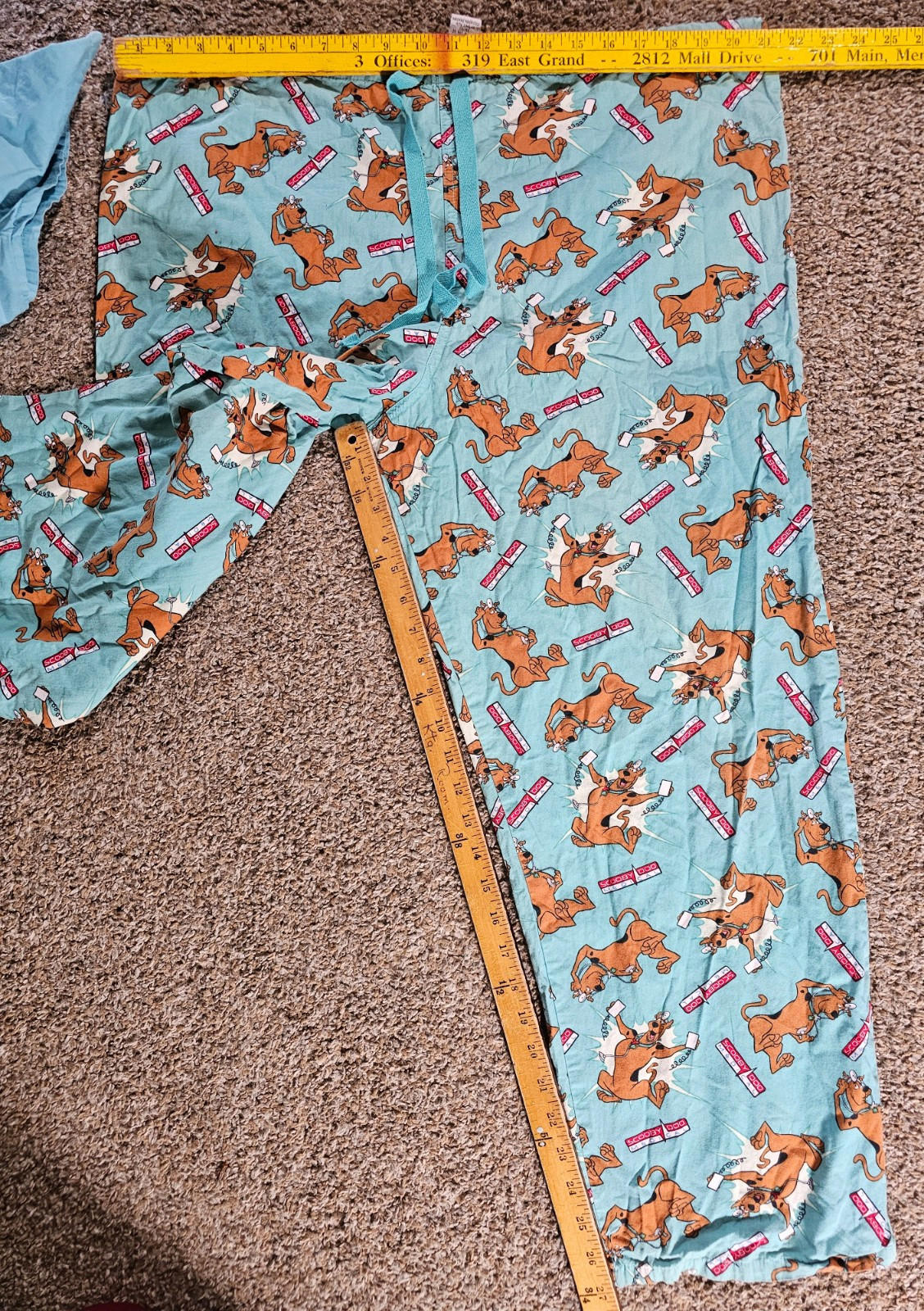 Scooby Doo Medical scrubs Set Medium 2003 "REAR!" Very Rare