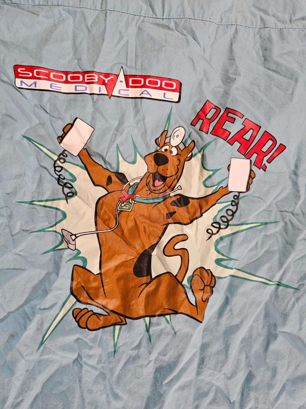 Scooby Doo Medical scrubs Set Medium 2003 "REAR!" Very Rare
