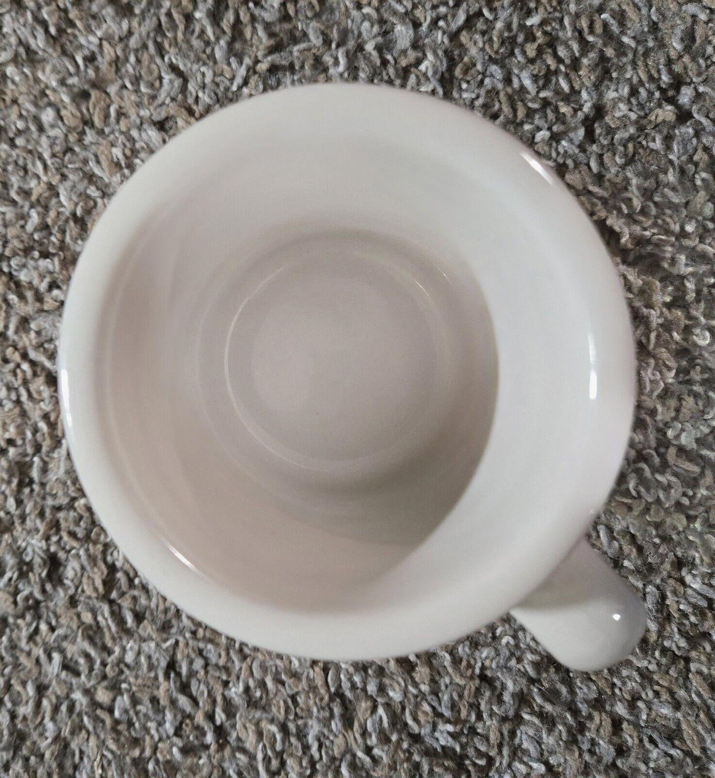 Krispy Kreme Doughnuts Coffee Mug Heavy Vintage 8oz White with Red & Green Logo