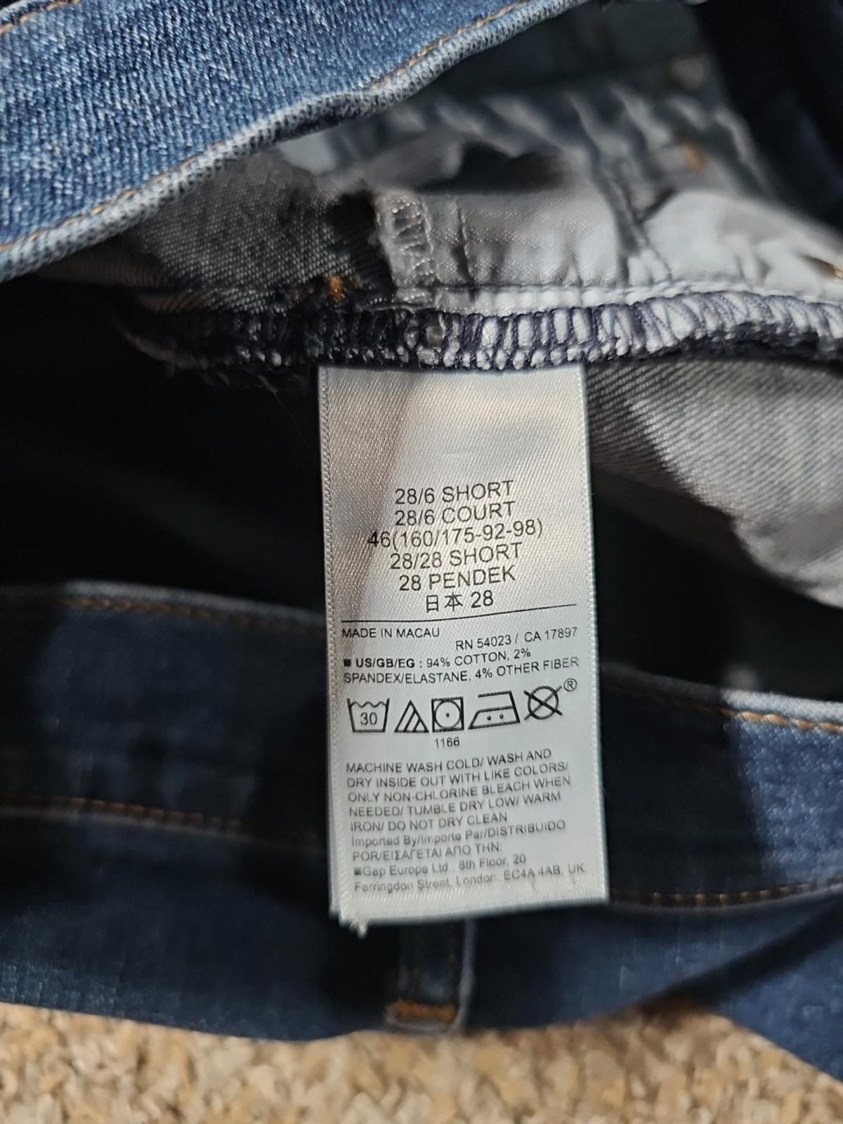 GAP 28/6s True Skinny High Rise Jeans