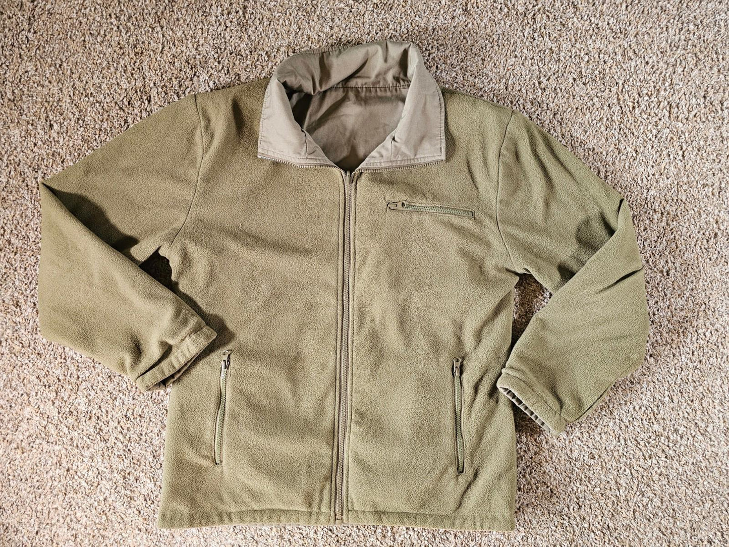 Natural Reflection reversible fleece fullzip jacket Unisex S