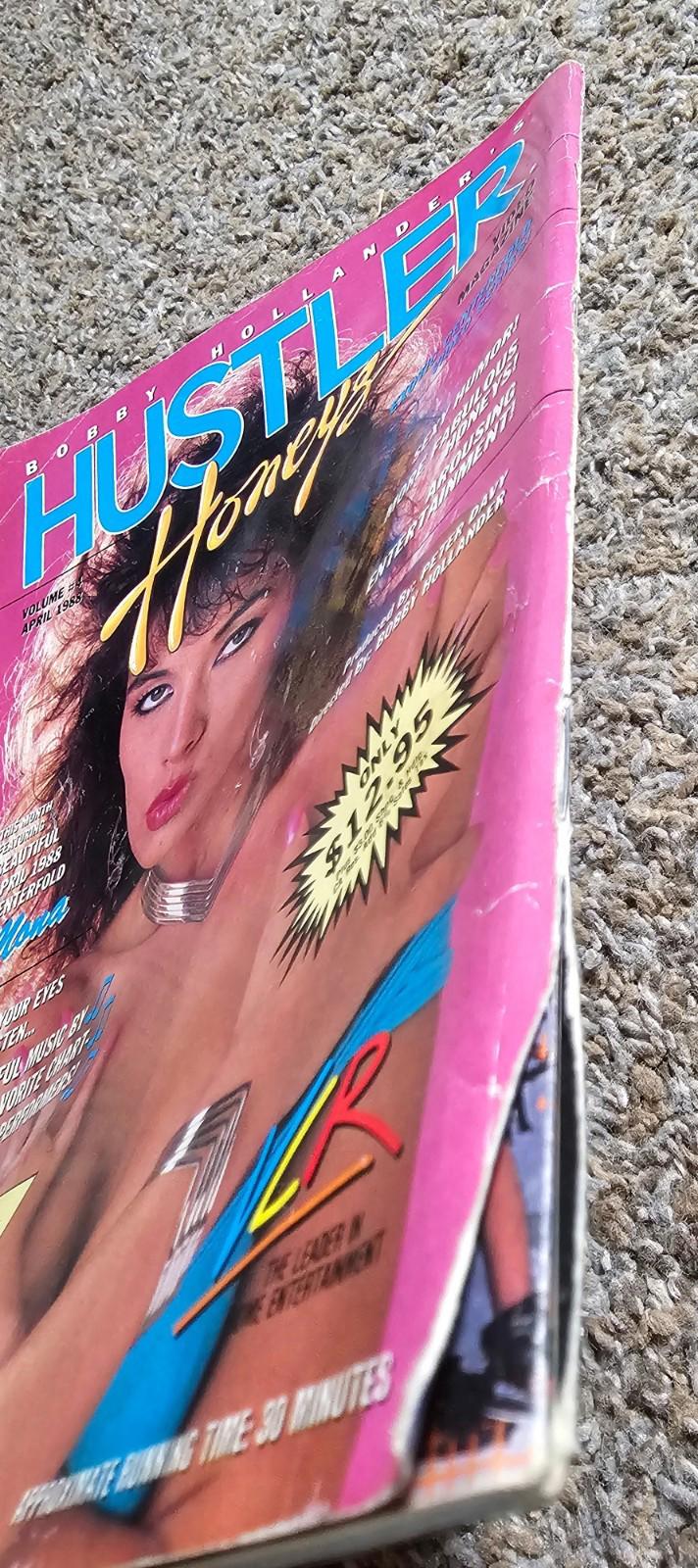 Vintage HustlerHoneyz April 1988 magazine
