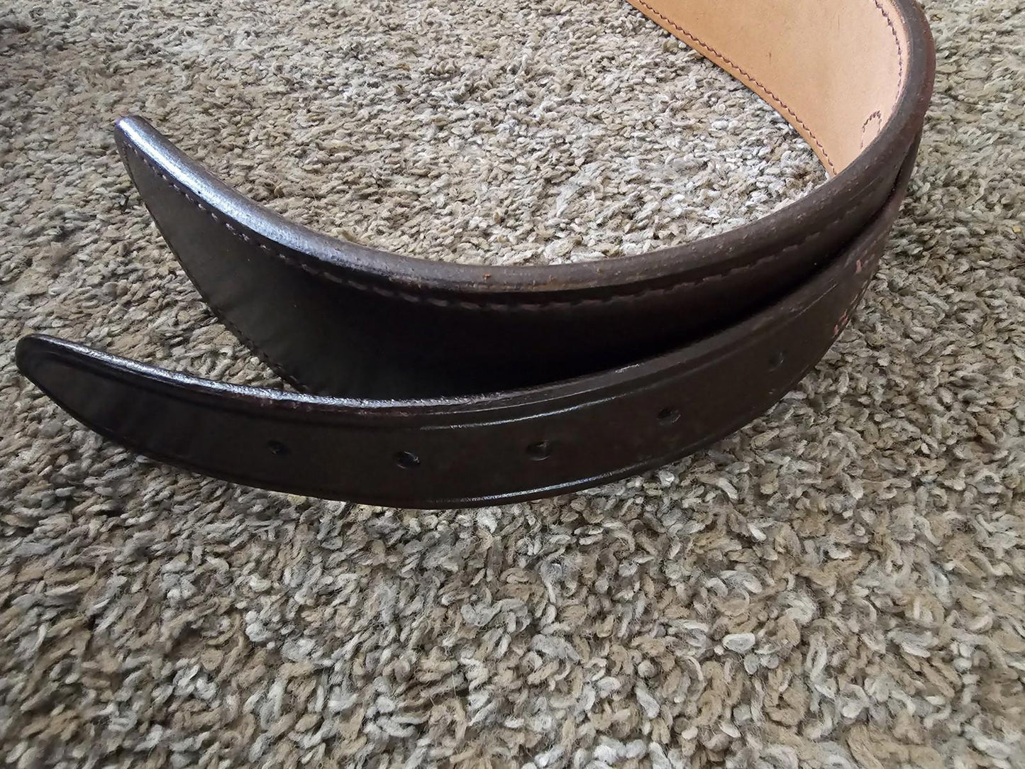 Don Hume B106 size 28 brown leather belt USA MADE