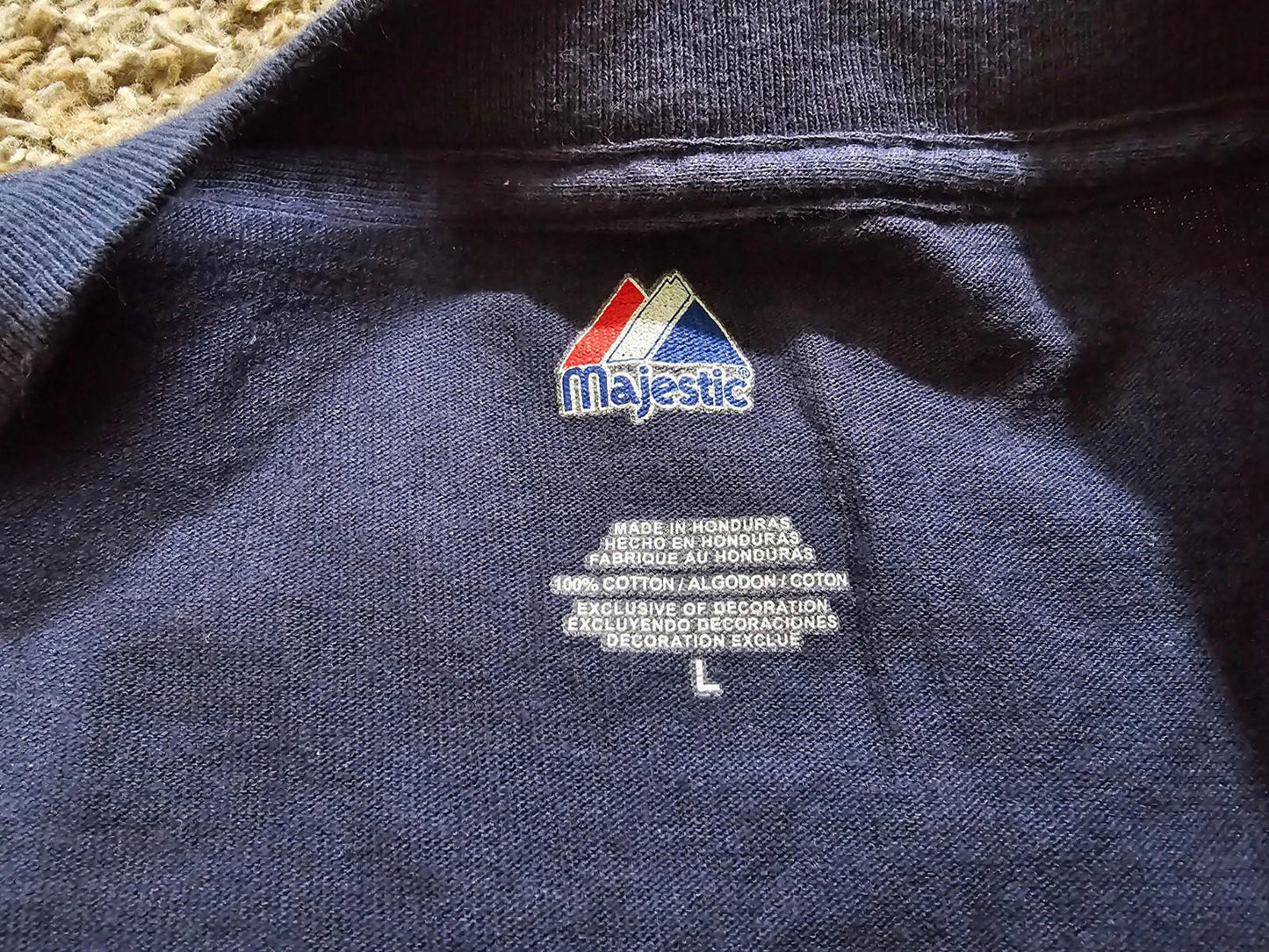 Milwaukee Brewers Mens T shirt L Post season 2008 Majestic