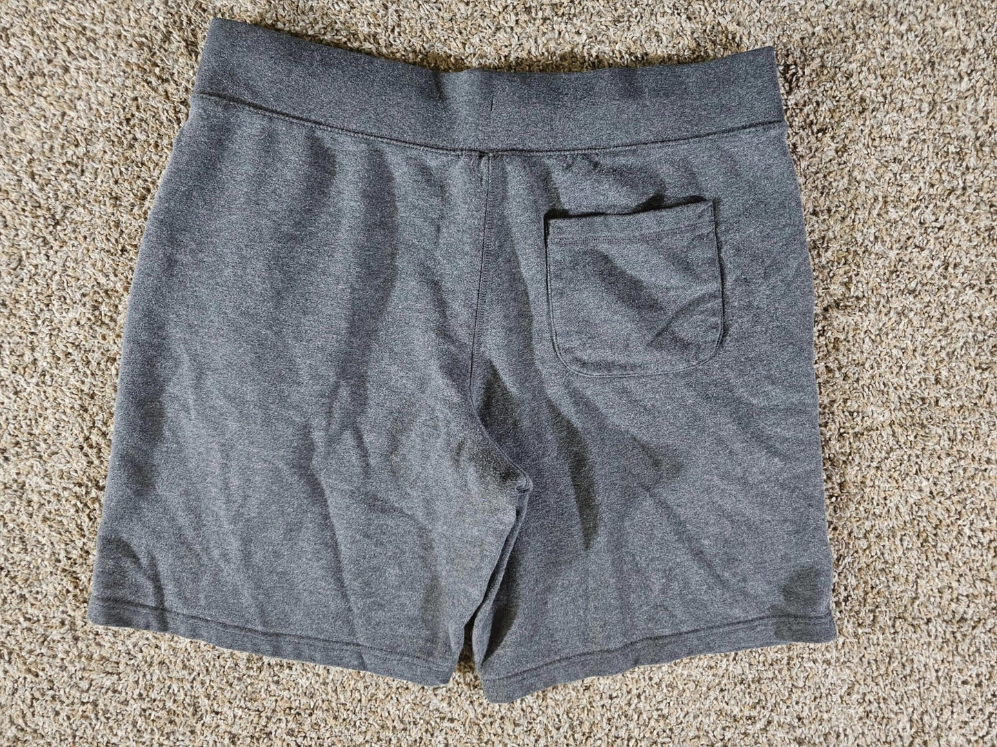 Champion Cotton Terry Athletic Short Drawstring XL Gray