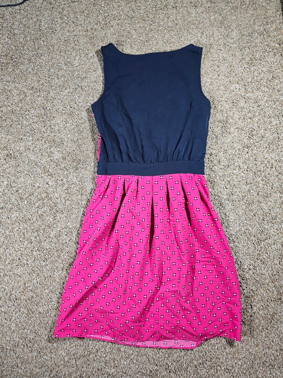 Tommy Hilfiger Above Knee Pink And Blue Dress Size 0