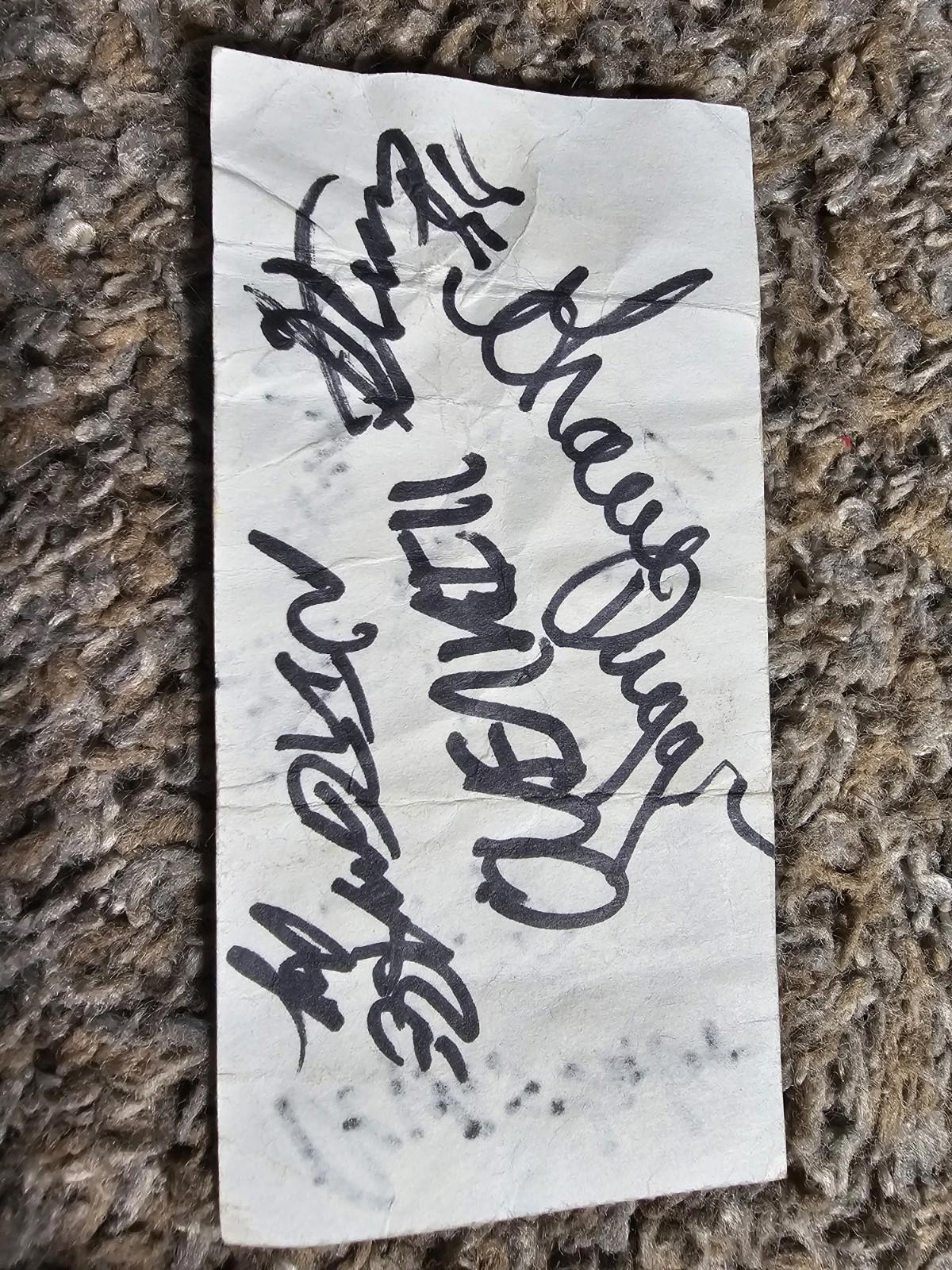 power jam monster truck Grave Digger autographed ticket Stub 2000