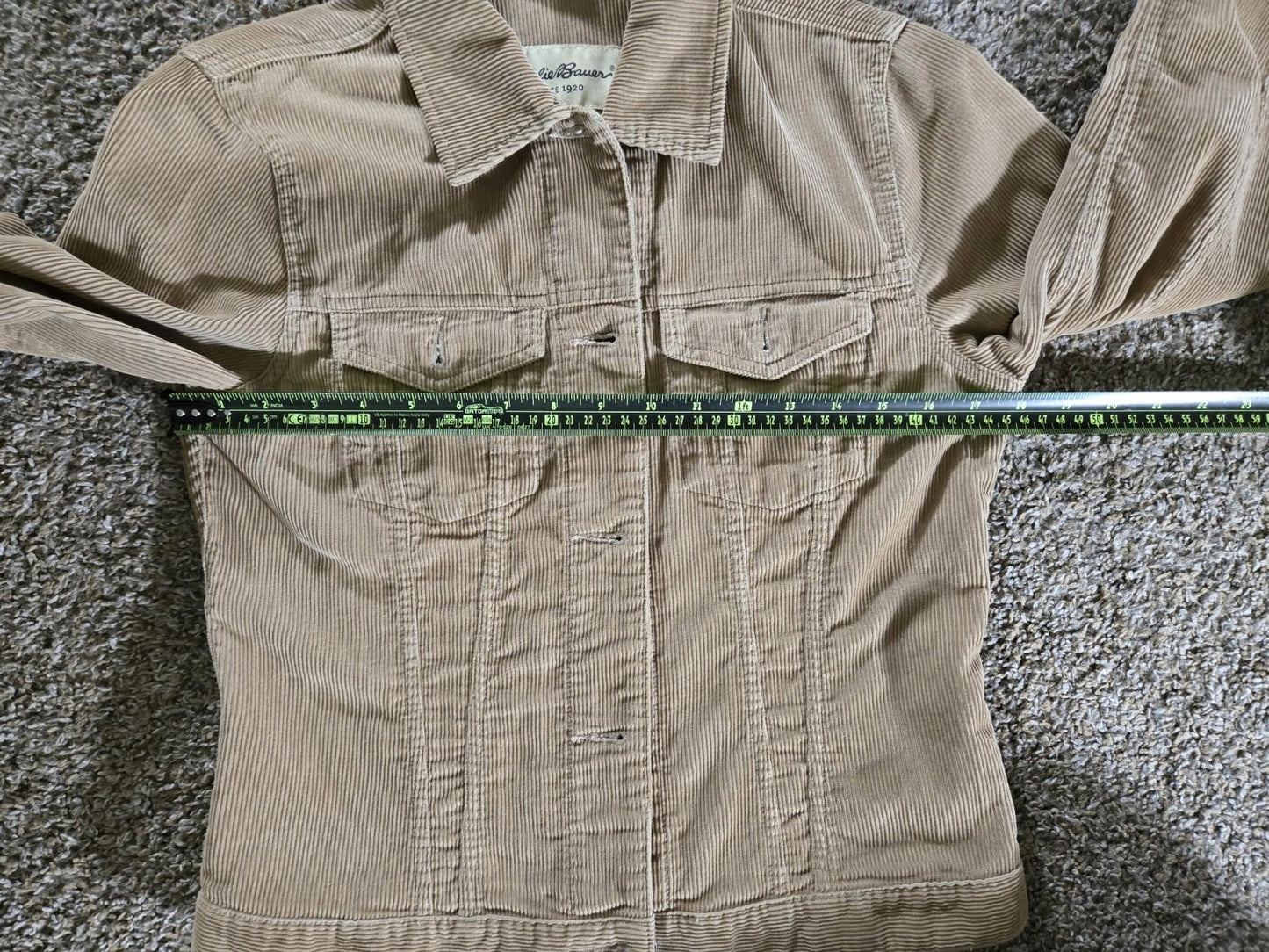 Eddie Bauer Cordoroy XS Jacket With Buttons