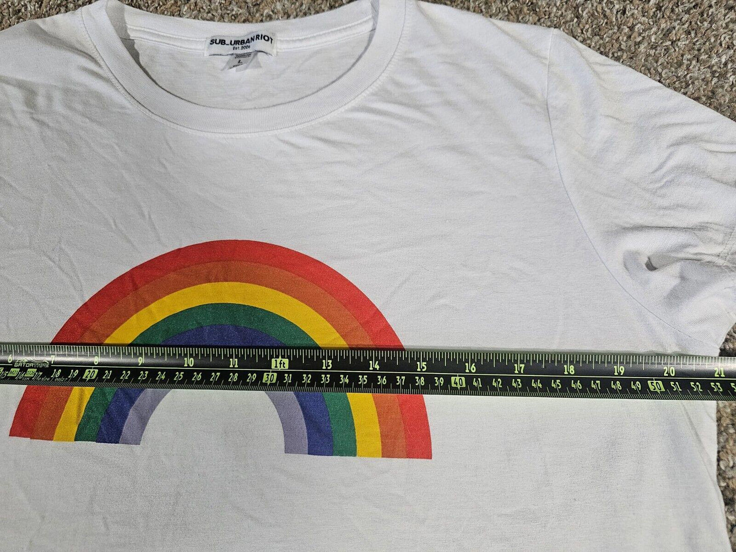 Sub_Urban Riot Rainbow Tee Size Womens L