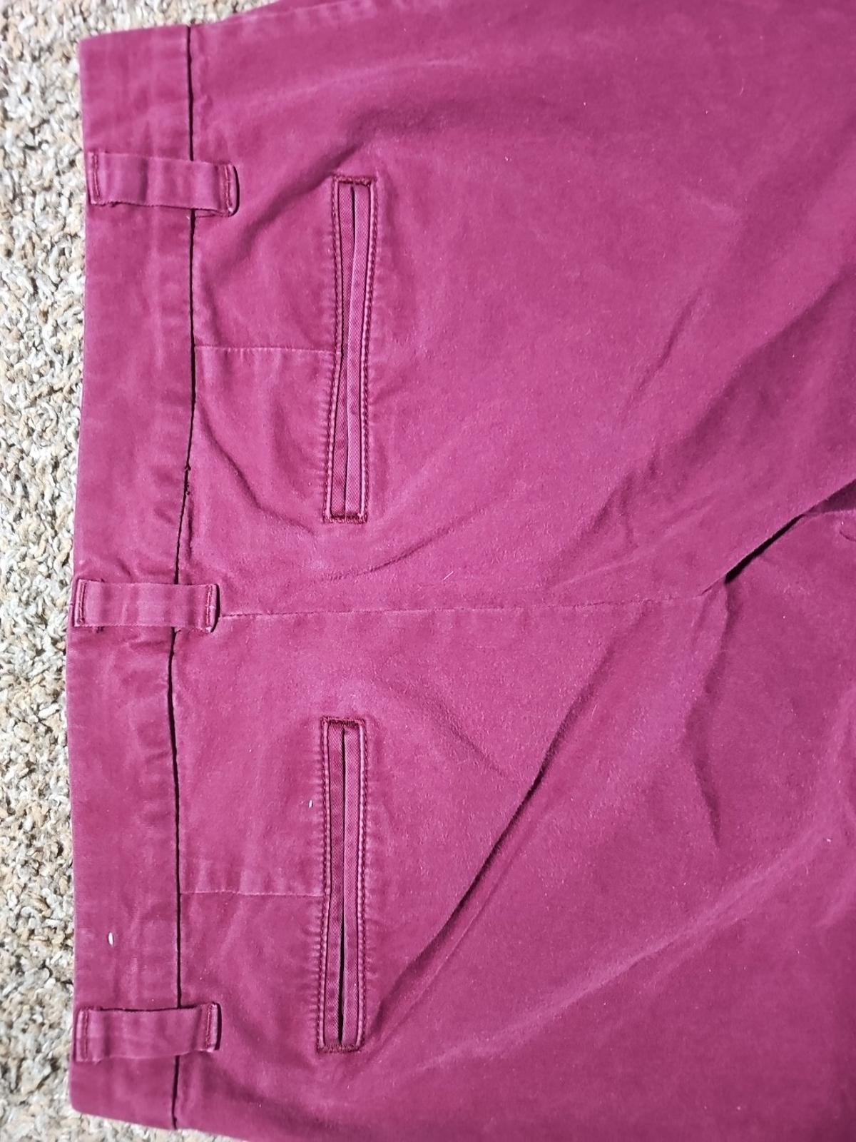 Broken-in Straight 04 Khakis By GAP Purple