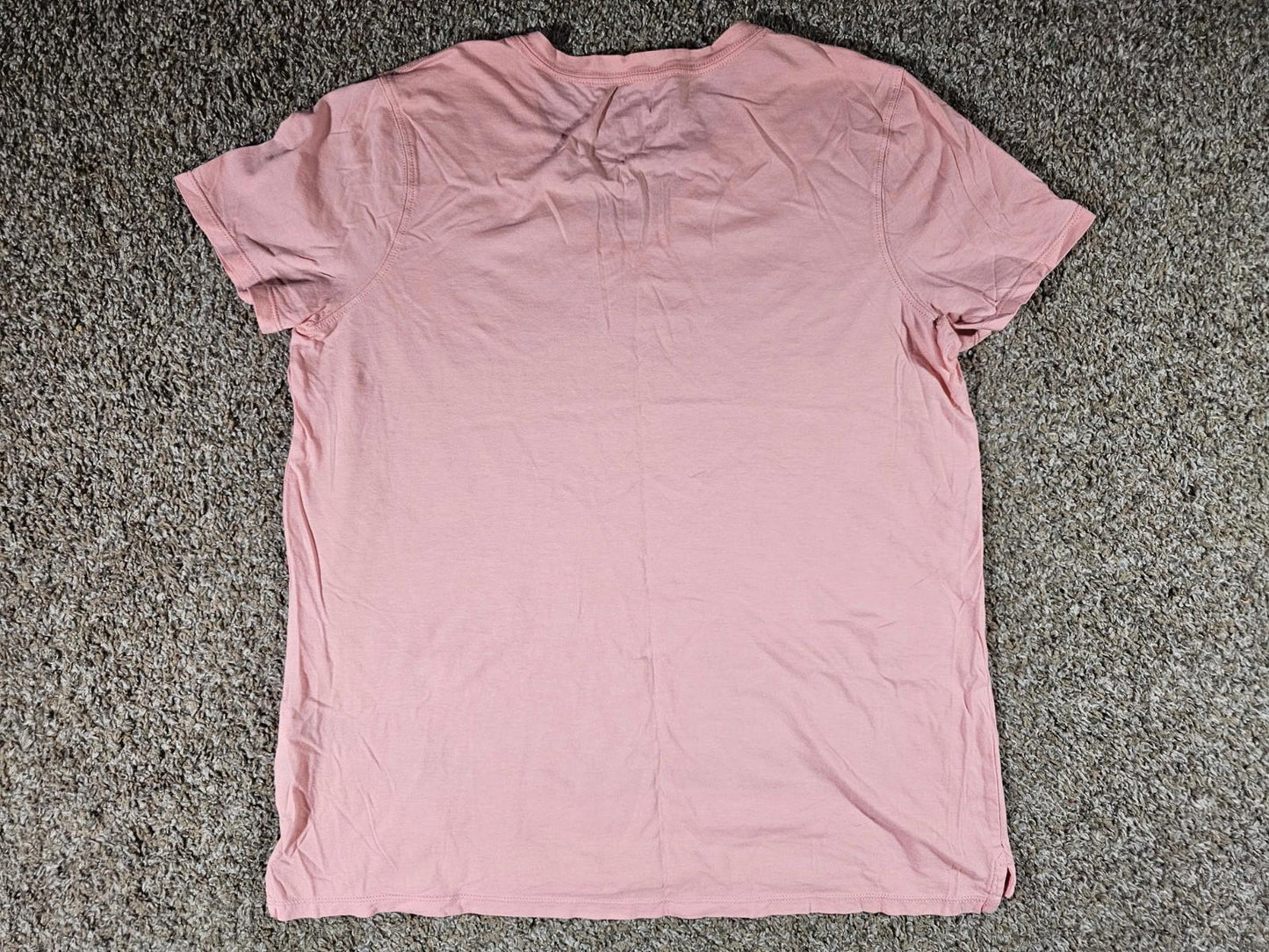 Carhartt Relax Fit Lightweight V Neck Pink T-shirt L 12-14