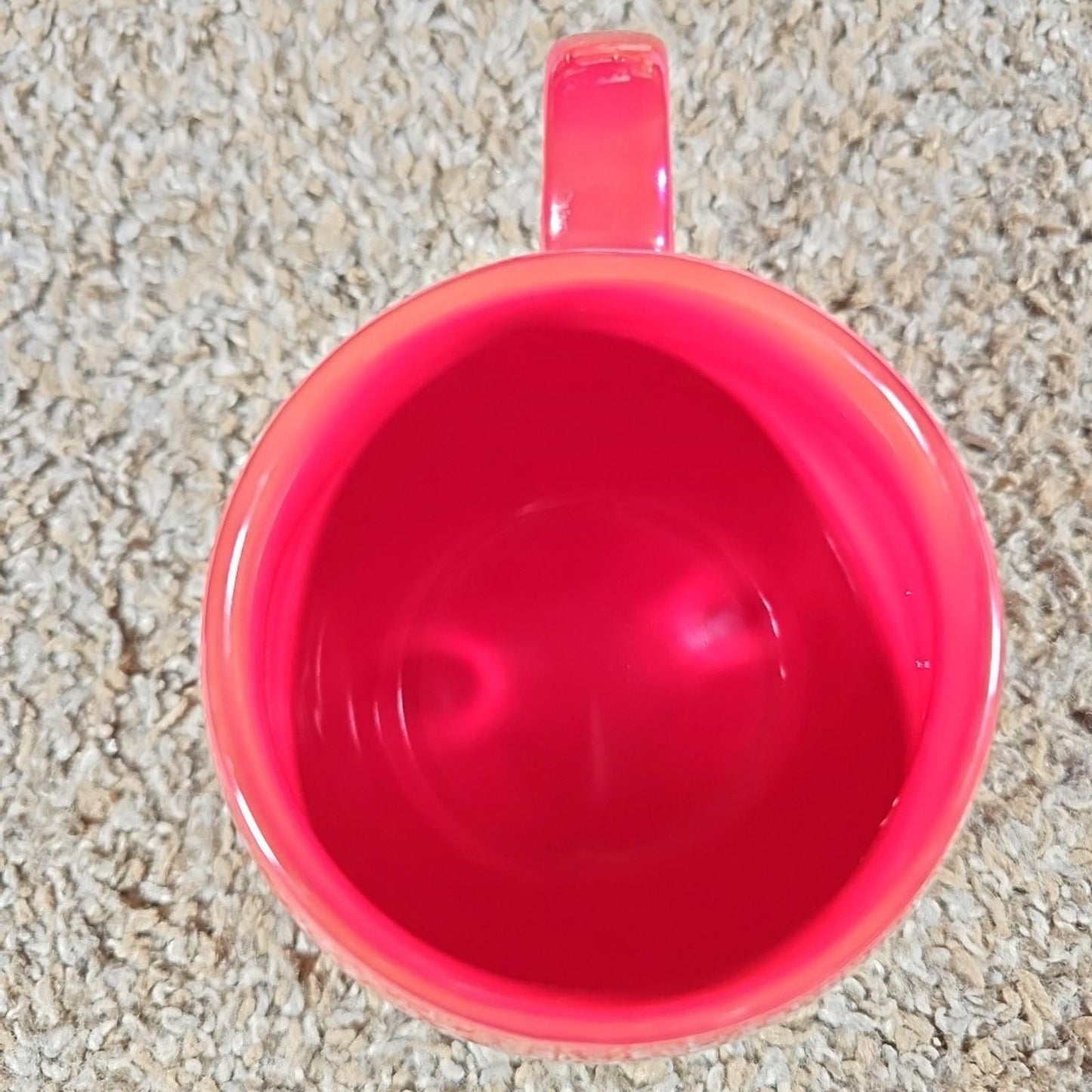 Tim Hortons 2020 Iridescent Candy Apple Red Coffee Mug 12 Oz Maple Leaf