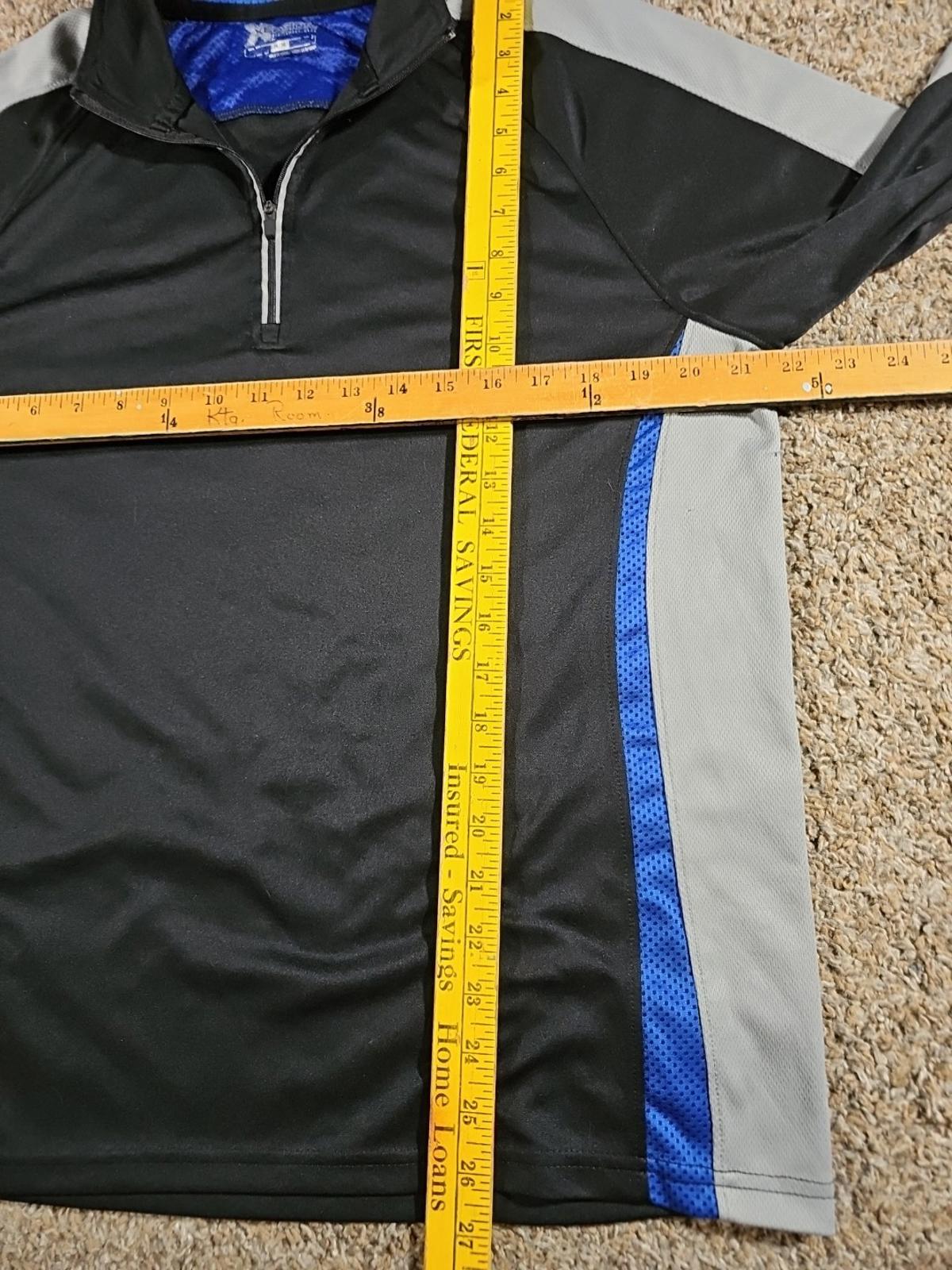Xersion Performance Wear 1/4zip LS Running Top Mens M