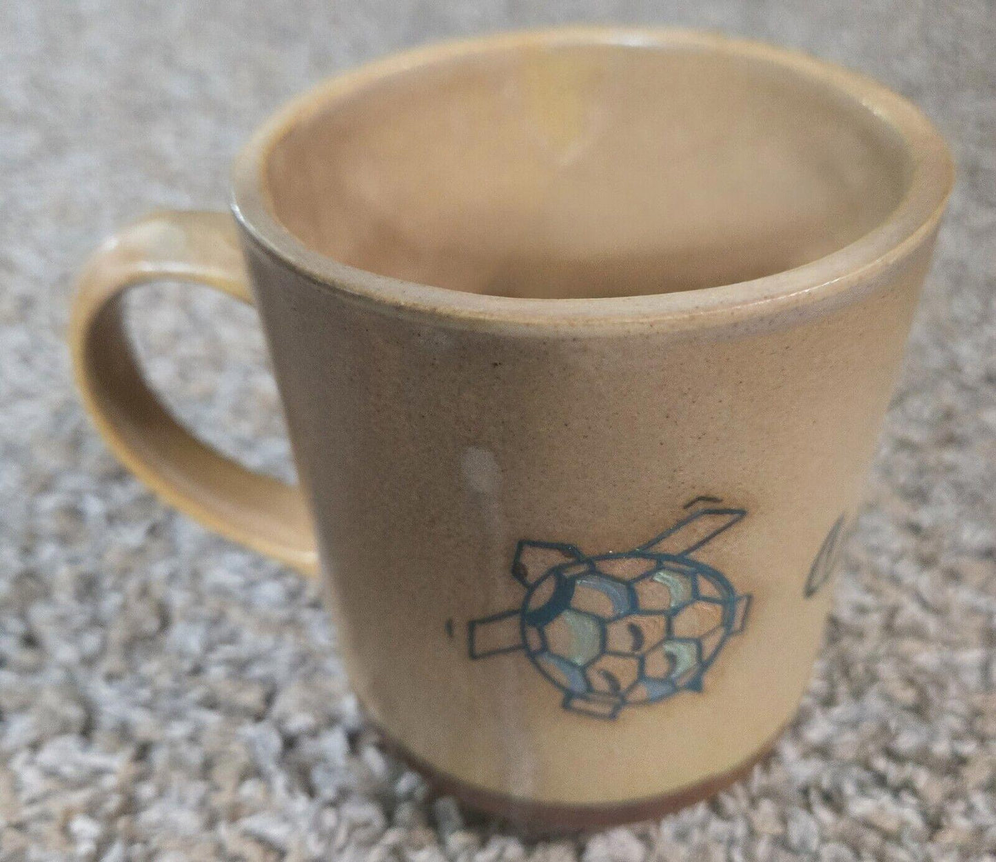 Handmade Axumel, Mexico Turtle Design Coffee Mug