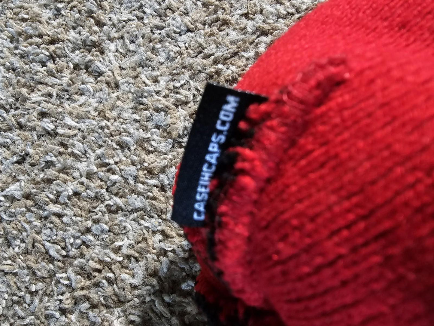 CASE IH International Harvester Winter Hat Poof Beanie