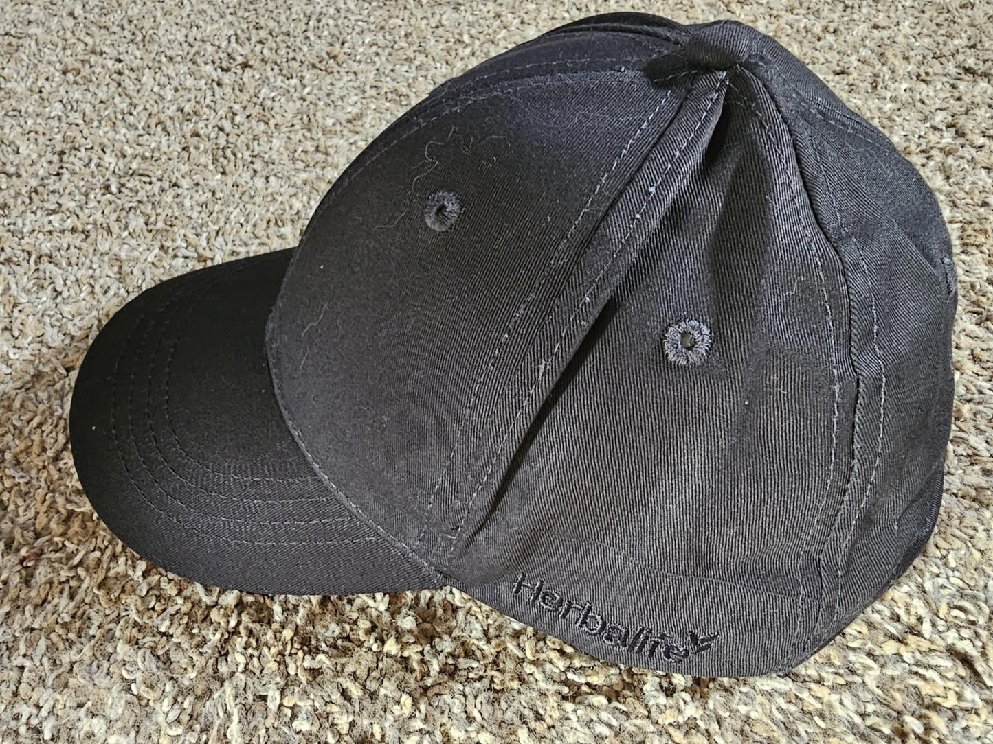 Herbalife Black Strapback Hat