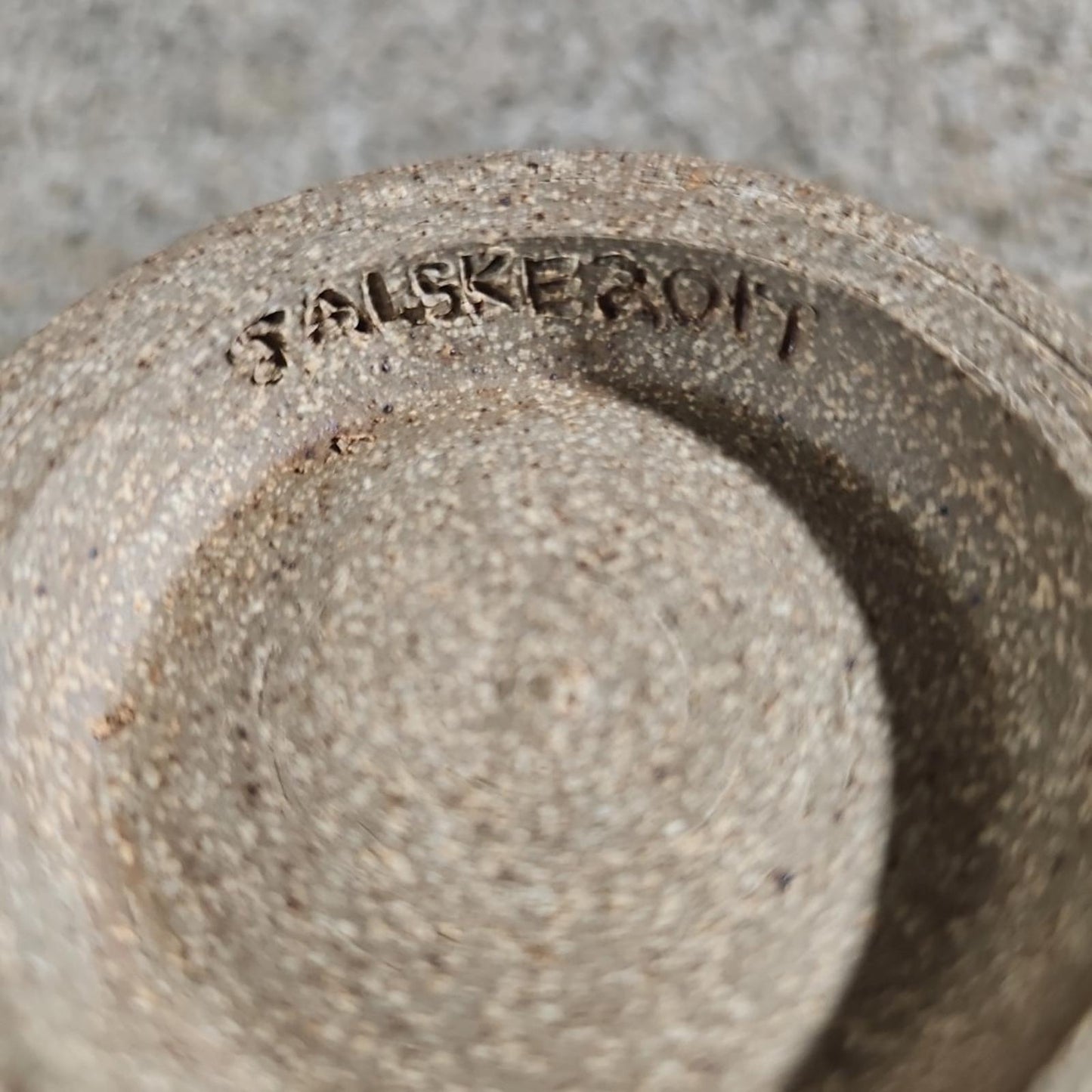 Beautiful Handmade Pottery Mug 1 Corinthians 13:4-7 Love Is Patient Love Is Kind