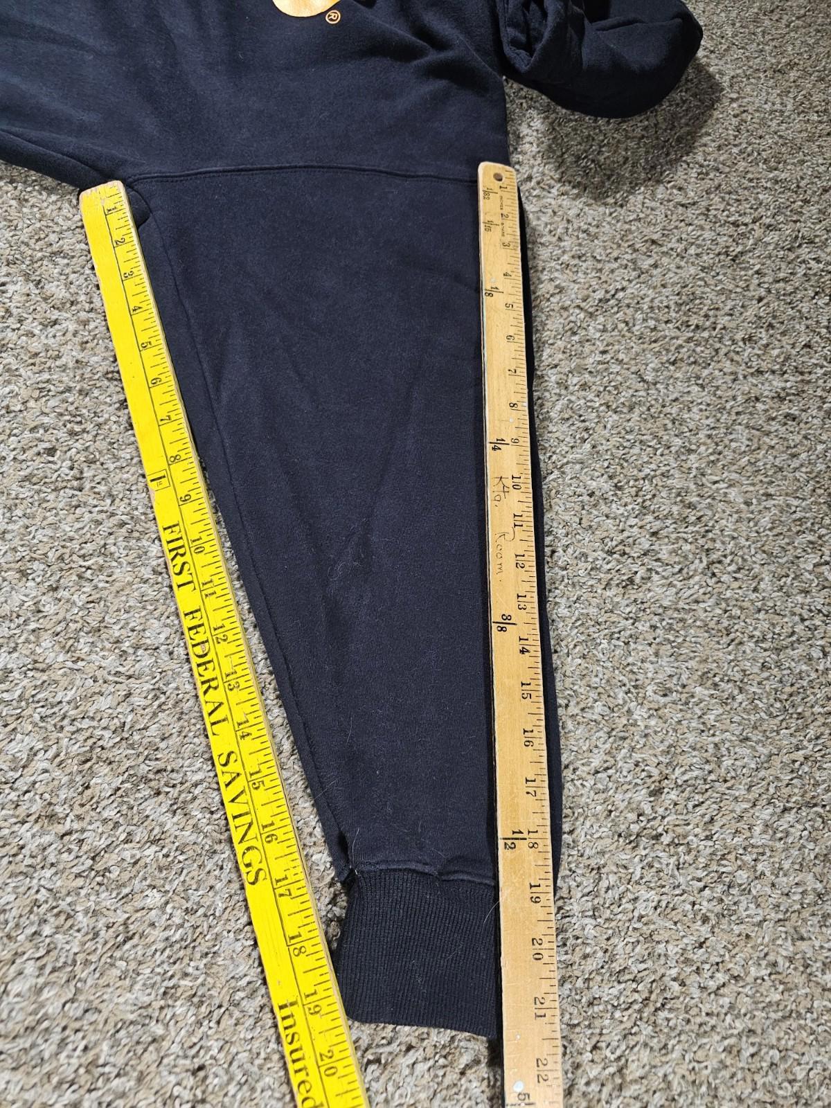 NYPD Hoodie Mens XL Blue Yellow New York Police Department