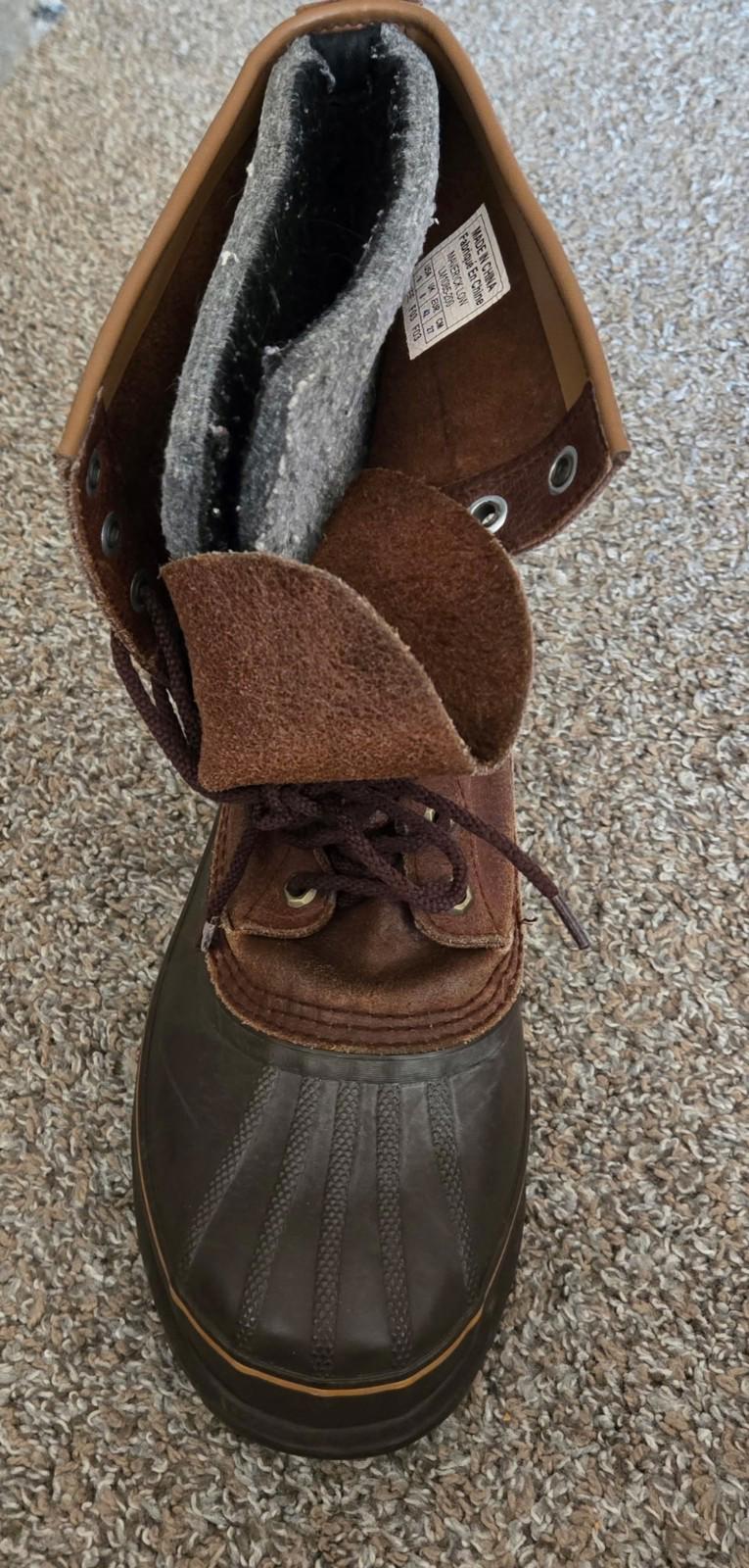 SOREL Maverick Mens 9 Waterproof Duck Boots Insulated
