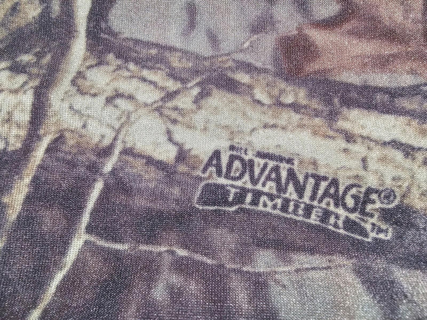 Men's L Rynoskin Mossy Oak Camo Mock Neck Insect Body Armor