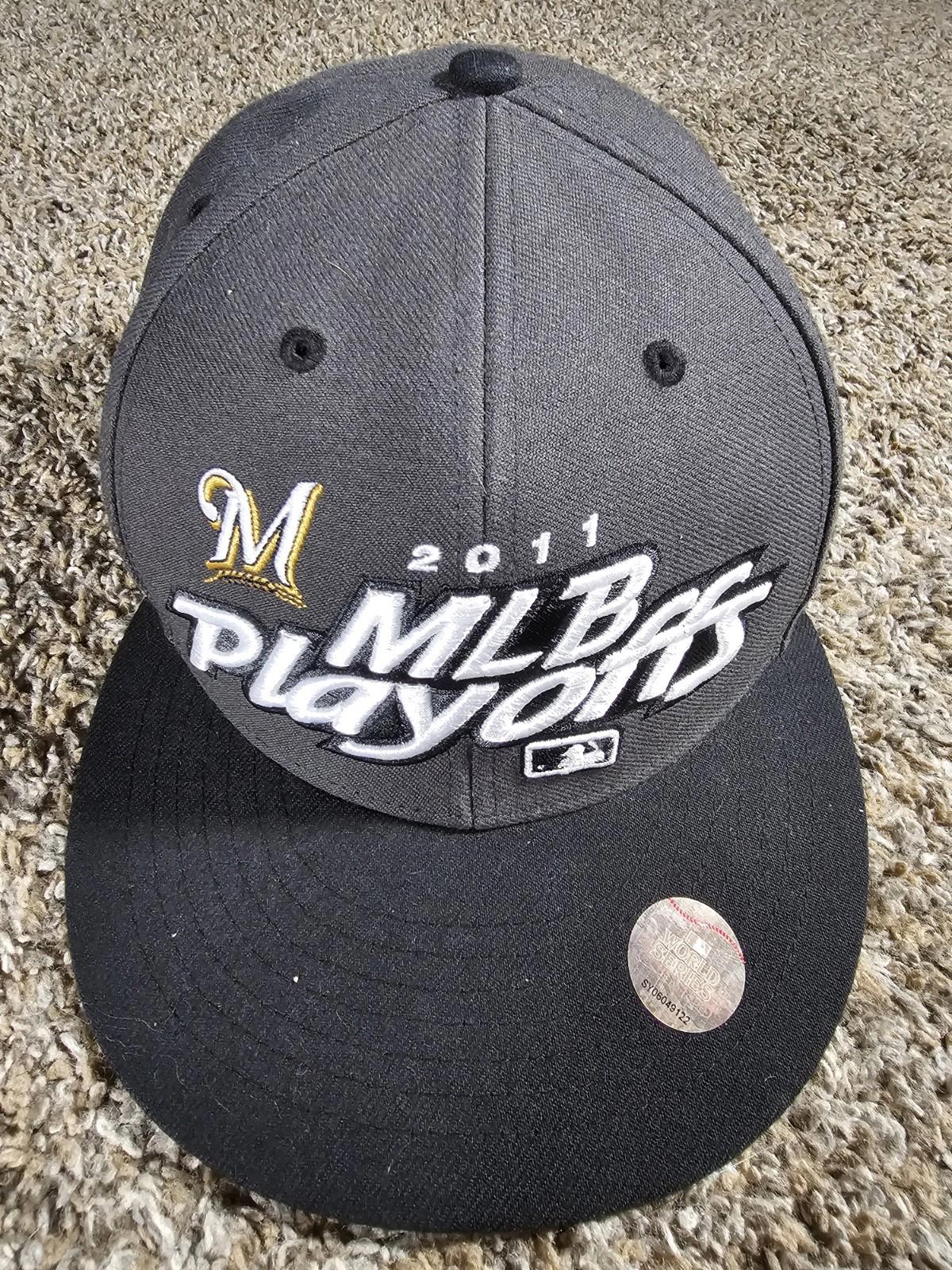 2011 MLB Playoffs Milwaukee Brewers Snapback '47 Grey Hat
