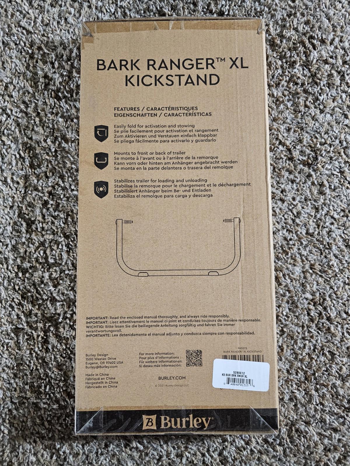 Burley Bike Trailer Bark Ranger XL Kickstand - Brand New