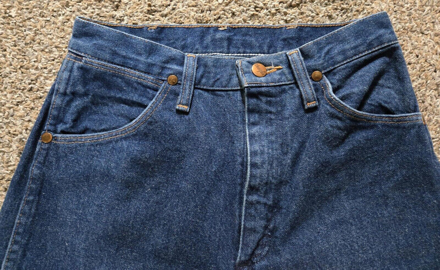 Vintage Womens Wrangler Jeans Size 5 X 34 Made In USA