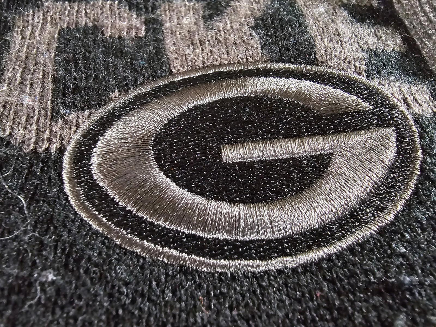 Green Bay Packers Winter Beanie Hat Gray OSFA