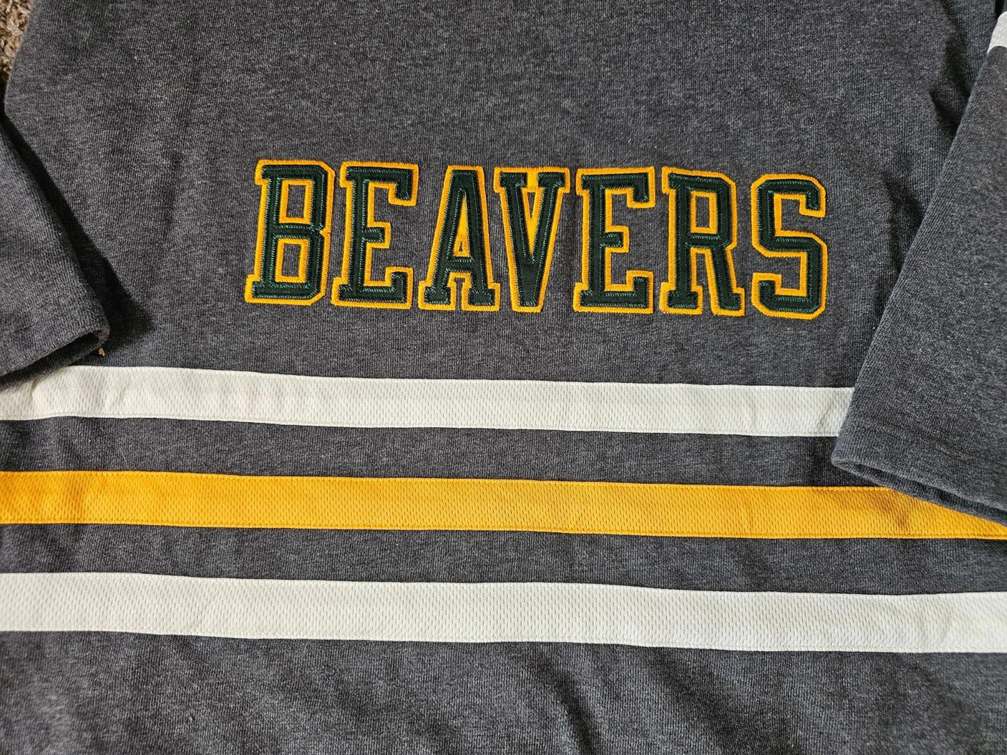 Champion BeaverDam BEAVERS Hockey Jersey Hoodie Sweatshirt S